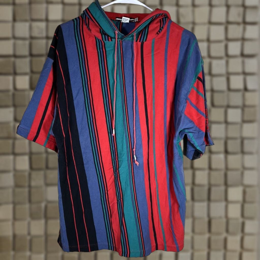 VINTAGE 1993 Marithe Francois Girbaud Hip Hop Polo Shirt Short