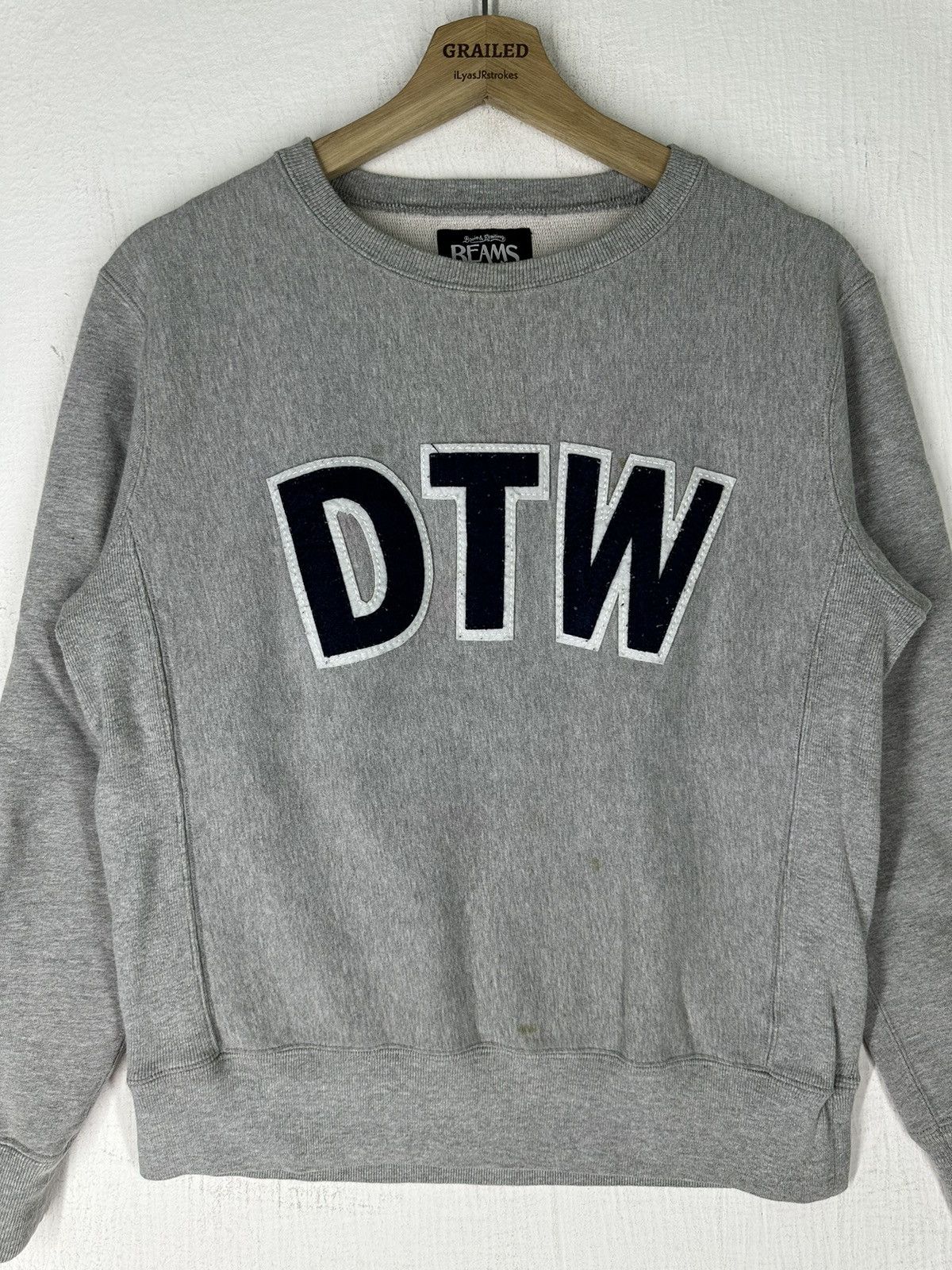 Beams Plus × Japanese Brand Vintage Beams DTW Sweatshirt Size US S / EU 44-46 / 1 - 2 Thumbnail