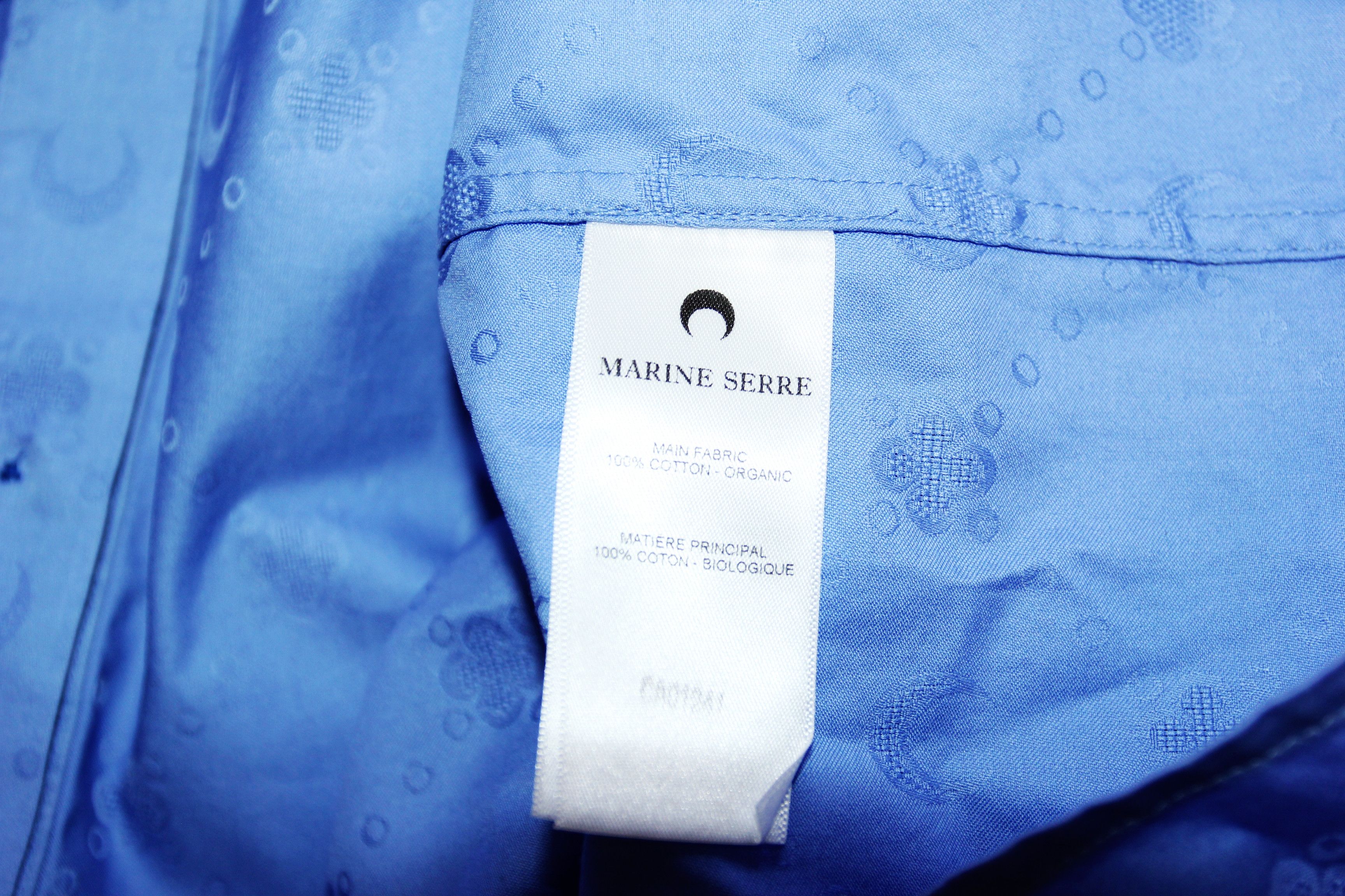 Marine Serre BNWT AW25 MARINE SERRE MOONOGRAM JACQUARD SHIRT 50 Size US M / EU 48-50 / 2 - 9 Thumbnail