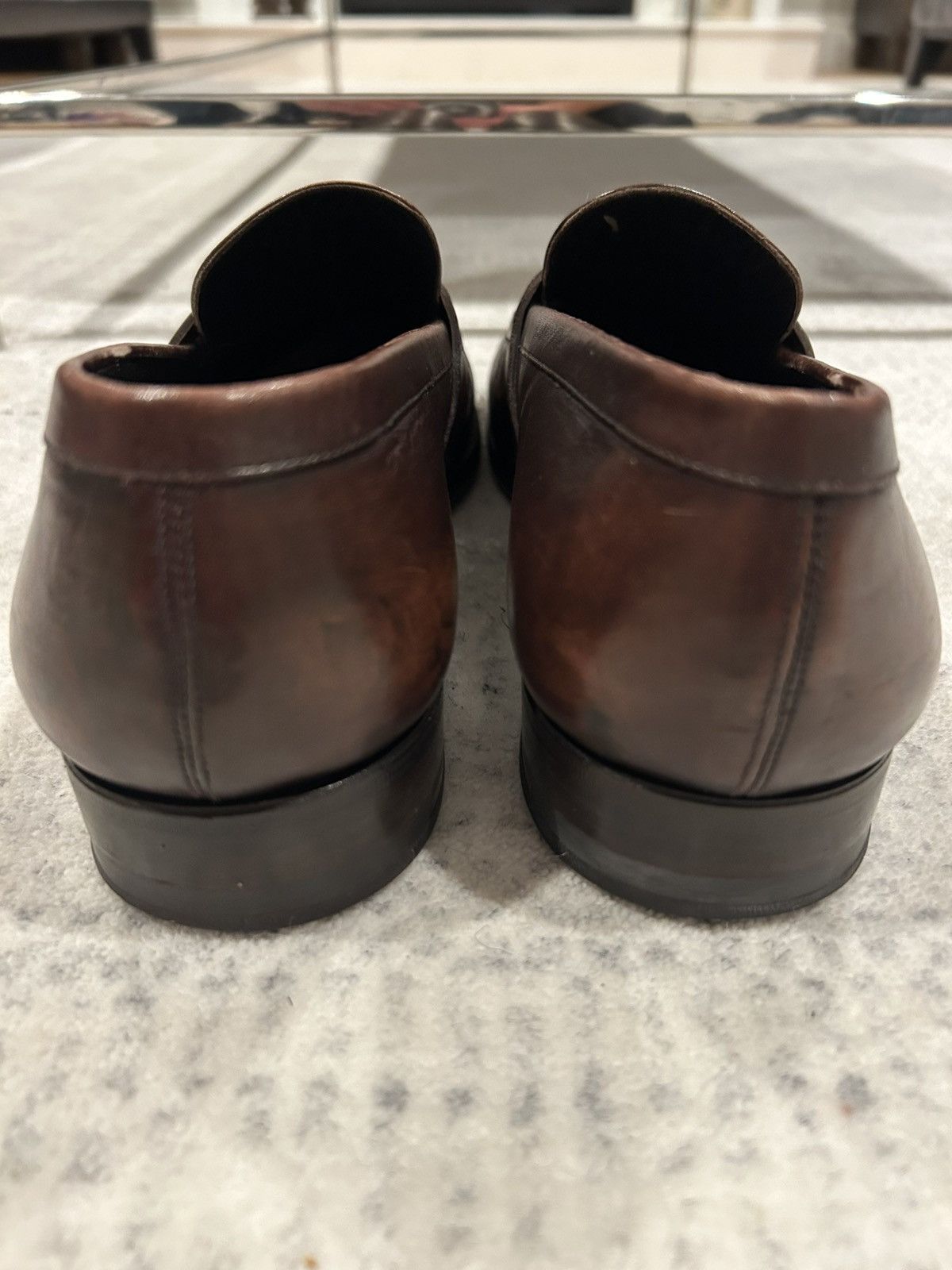 Yves Saint Laurent Yves Saint Laurent - Brown Dress Shoes Size US 9 / EU 42 - 5 Thumbnail