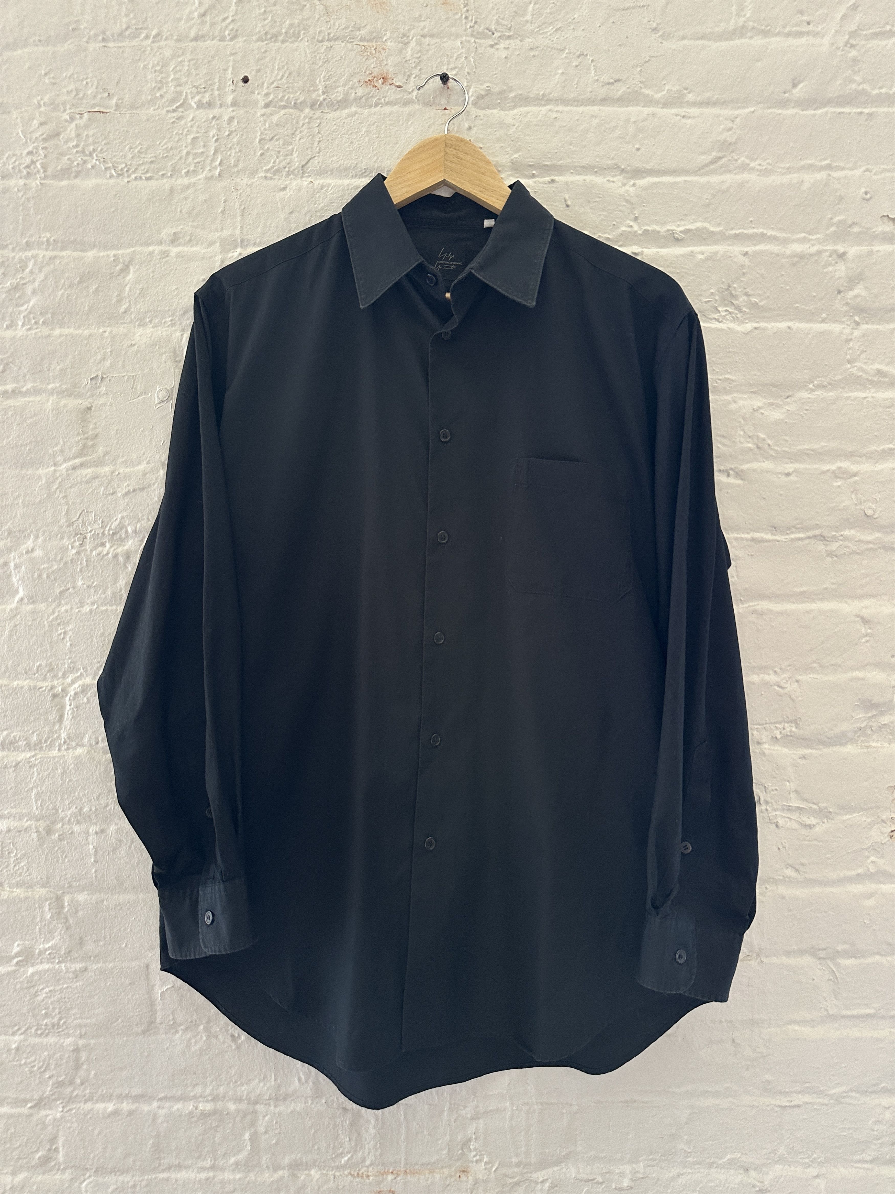 Yohji Yamamoto COSTUME D’HOMME SHIRT COSTUME D'HOMME SHINY GLASS PLAIN TOE – THE SHOP YOHJI YAMAMOTO