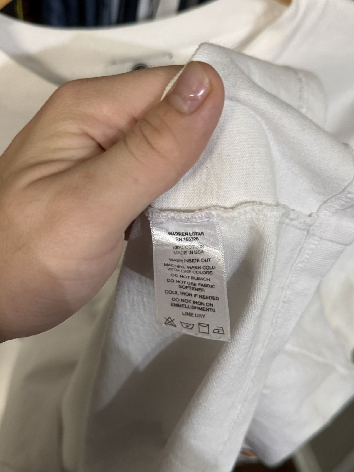 Warren Lotas Warren lotus tee Size US L / EU 52-54 / 3 - 4 Thumbnail