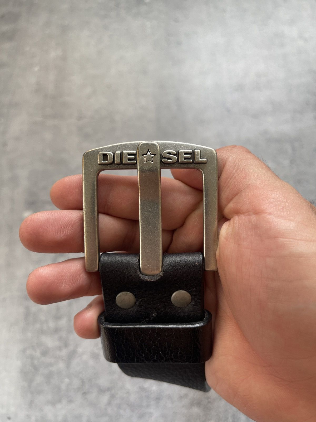 Other Vintage Diesel Leather Y2K Belt Size ONE SIZE - 5 Thumbnail