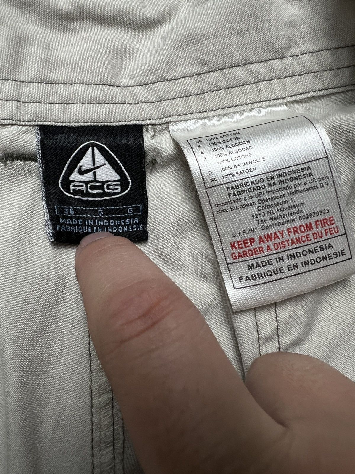 Nike ACG 90s Nike ACG Cargo Shorts 00s Vintage Hiking y2k Outdoor Size US 36 / EU 52 - 12 Thumbnail