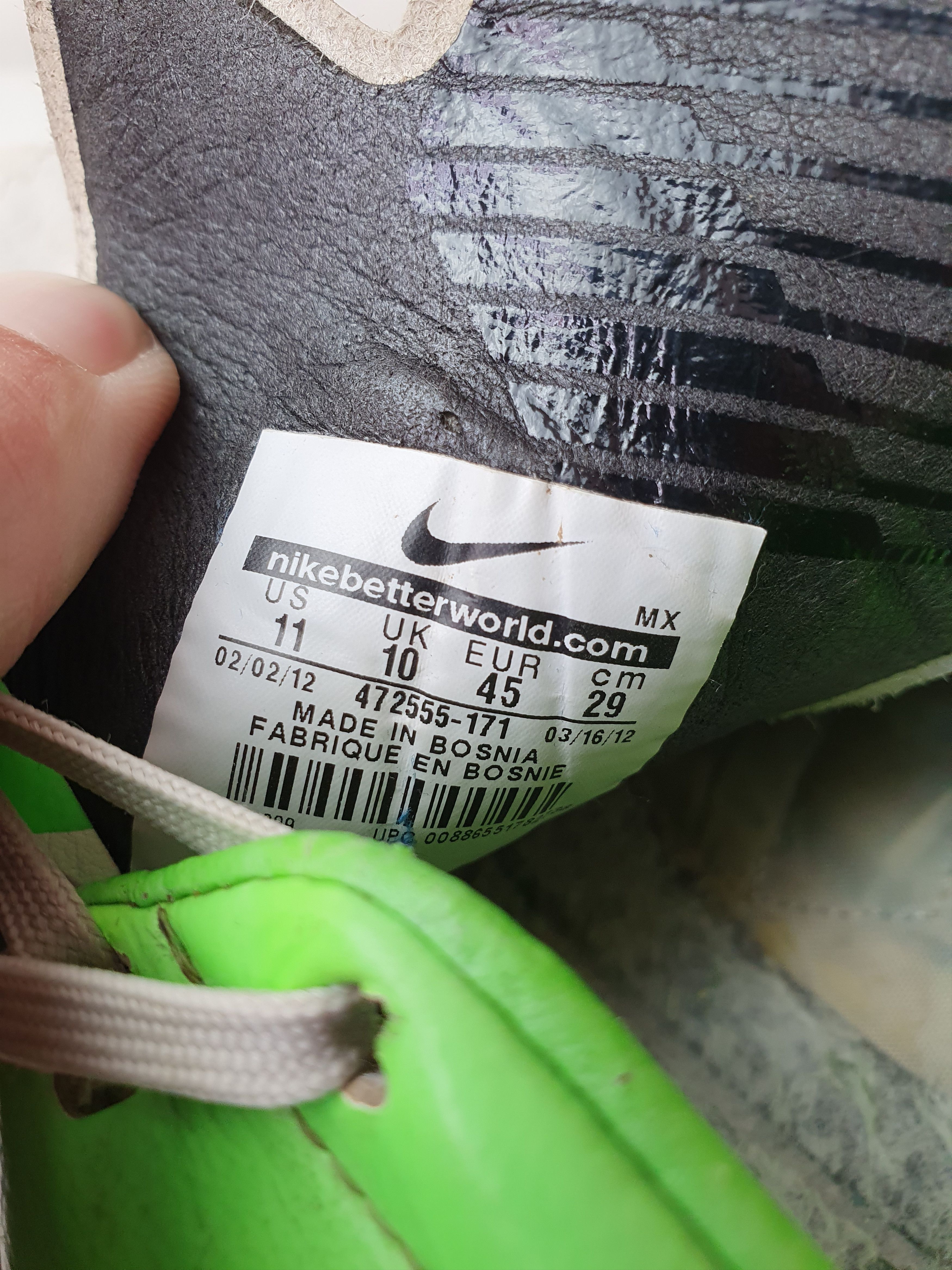 Nike Vinatge Nike Total 90 Laser FG Elite Football Caps Soccer Size US 11 / EU 44 - 15 Thumbnail
