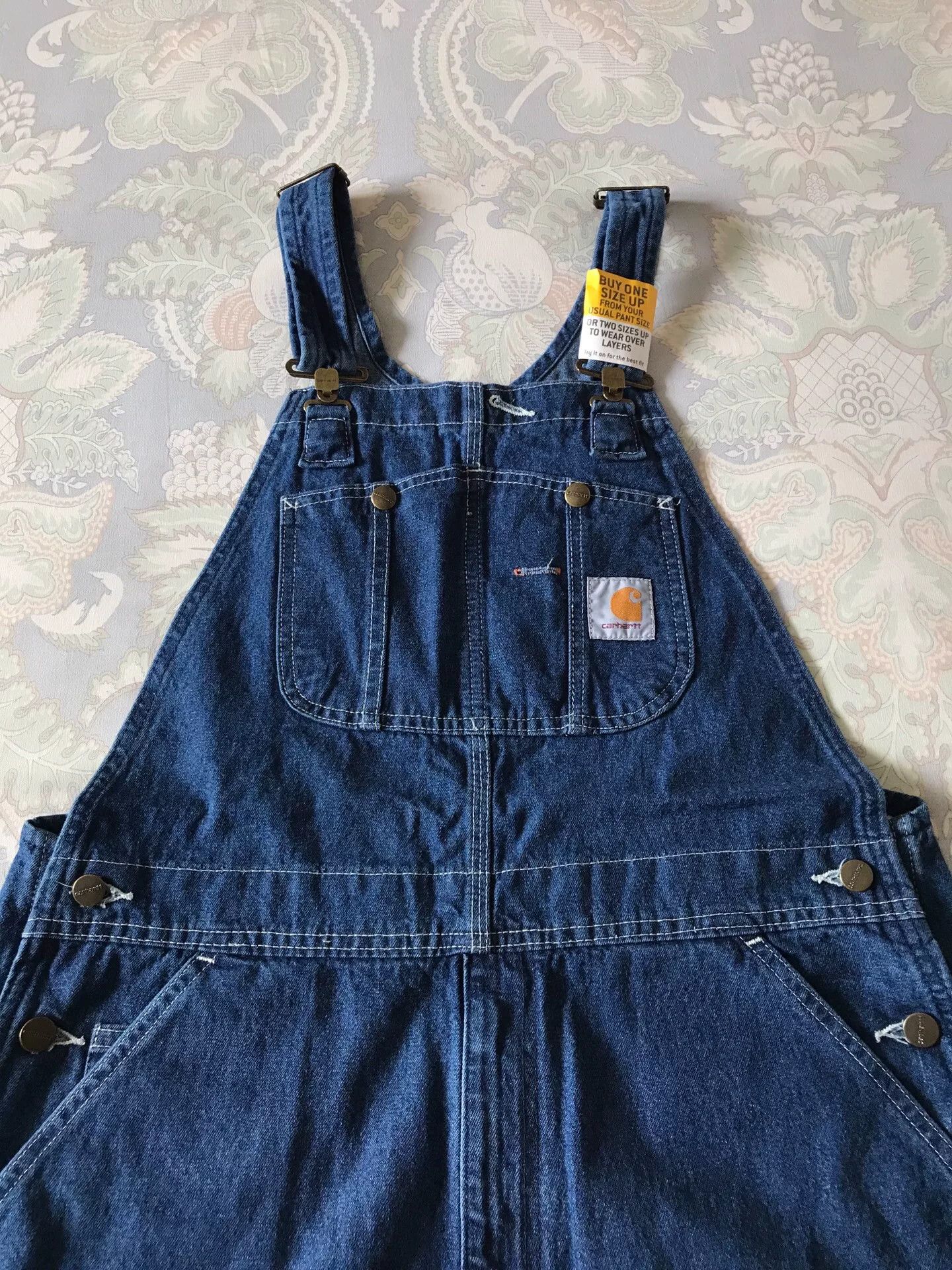 Carhartt Carhartt R07 Washed Denim Overalls W38L32 Size US 38 / EU 54 - 1 Thumbnail