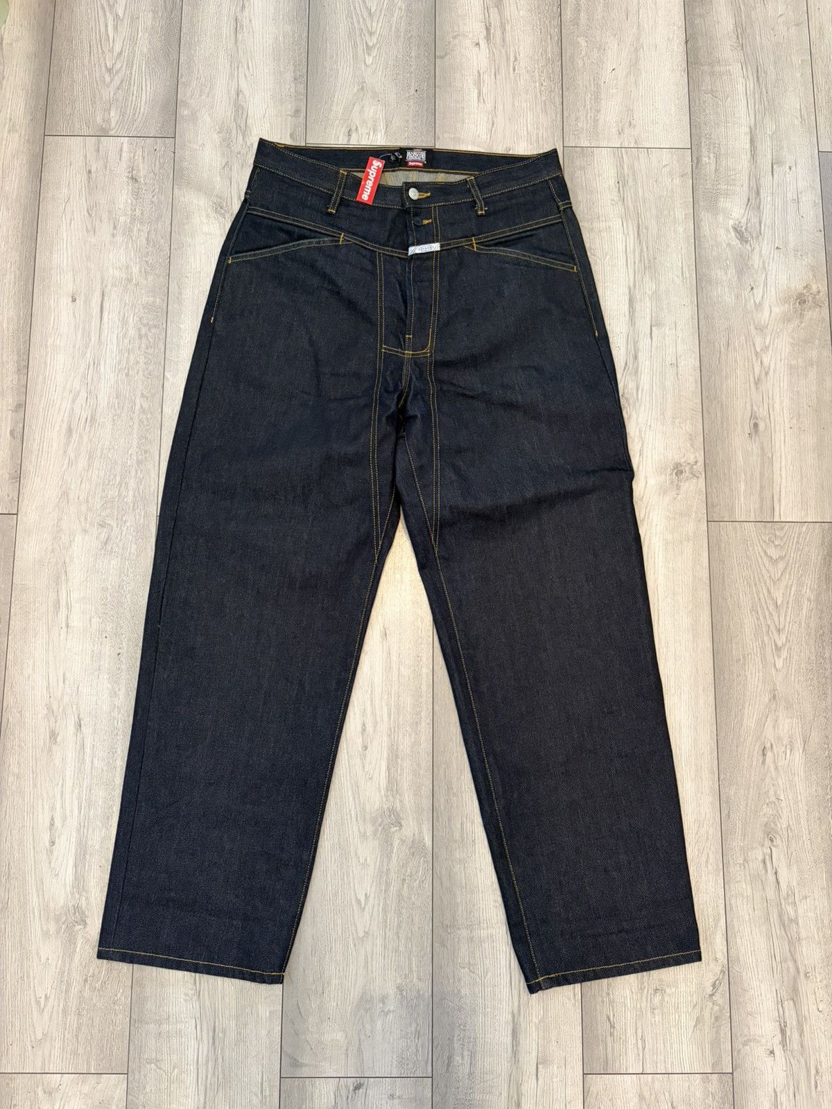 Streetwear × Supreme Supreme Baggy Jeans - Dirty Indigo | Grailed