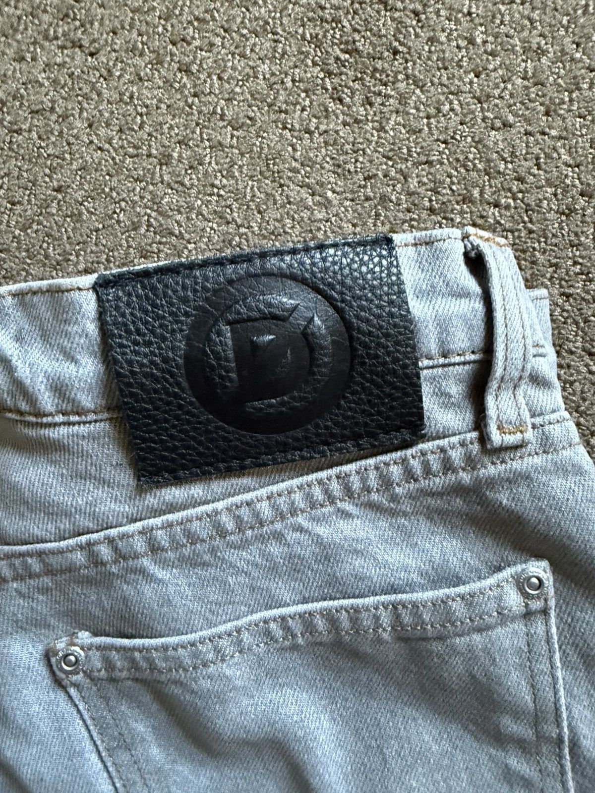 Other Discontd Heather grey denim jeans Size US 28 / EU 44 - 2 Thumbnail