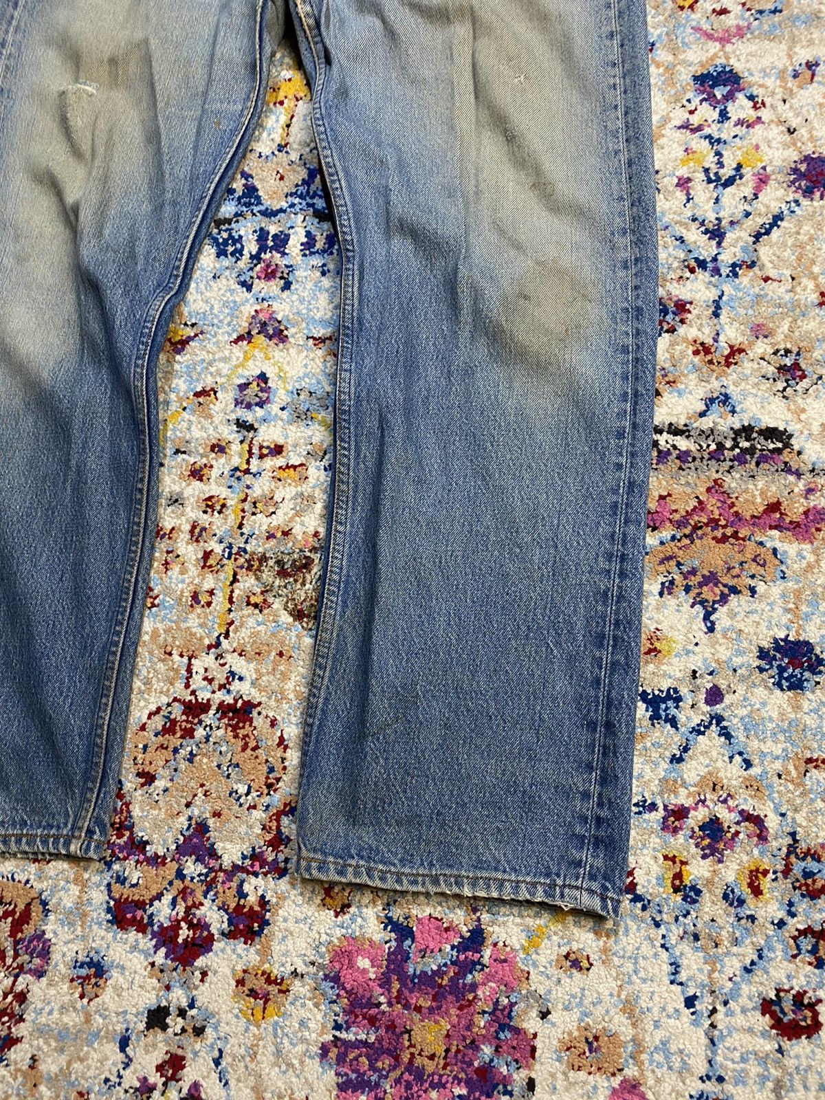Levi's × Vintage 80's Levis 501 Distressed Relaxed Blue Denim Jeans 38x32 Size US 38 / EU 54 - 10 Thumbnail