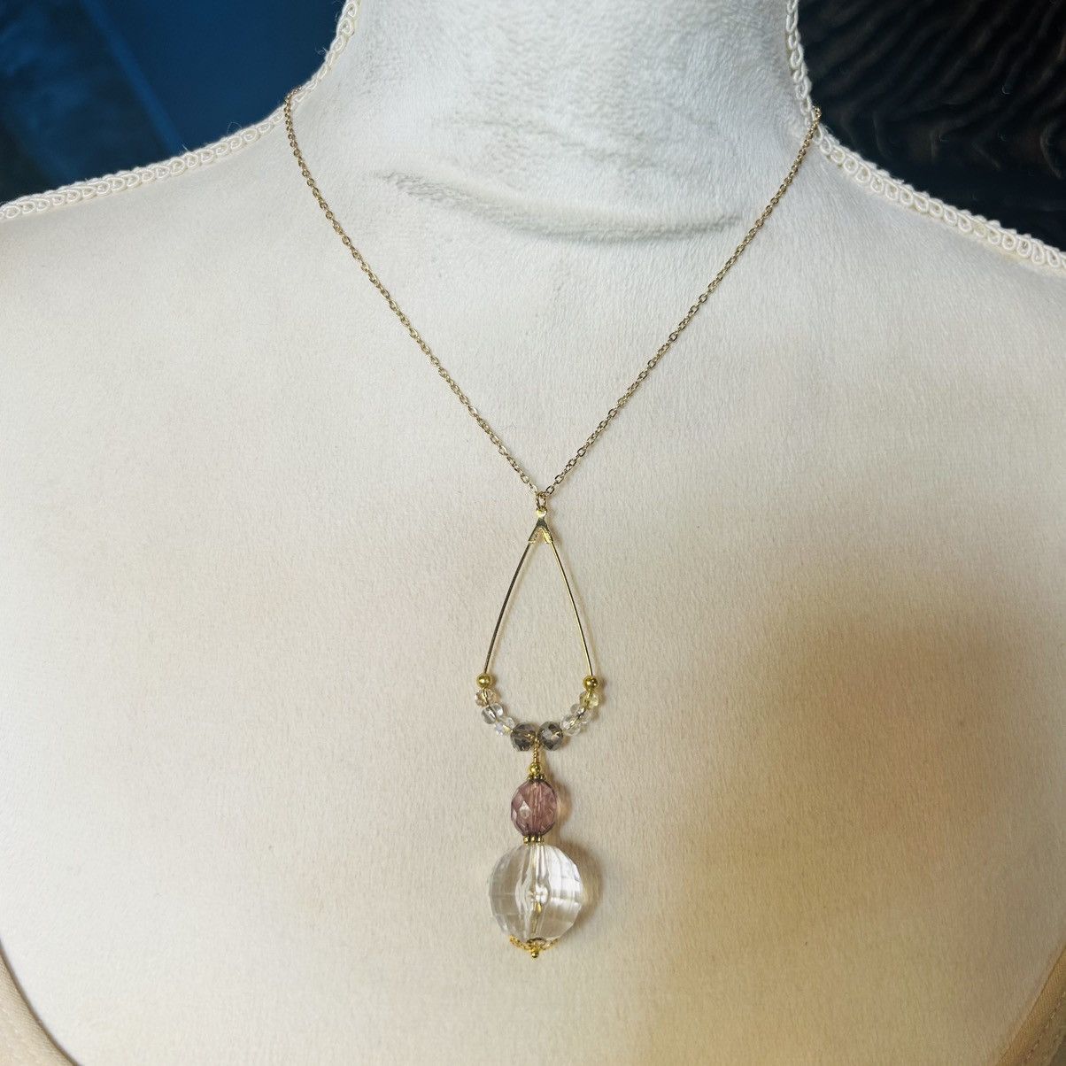 Handmade Handcrafted vintage bead changeable charm pendant necklace Size ONE SIZE - 3 Thumbnail