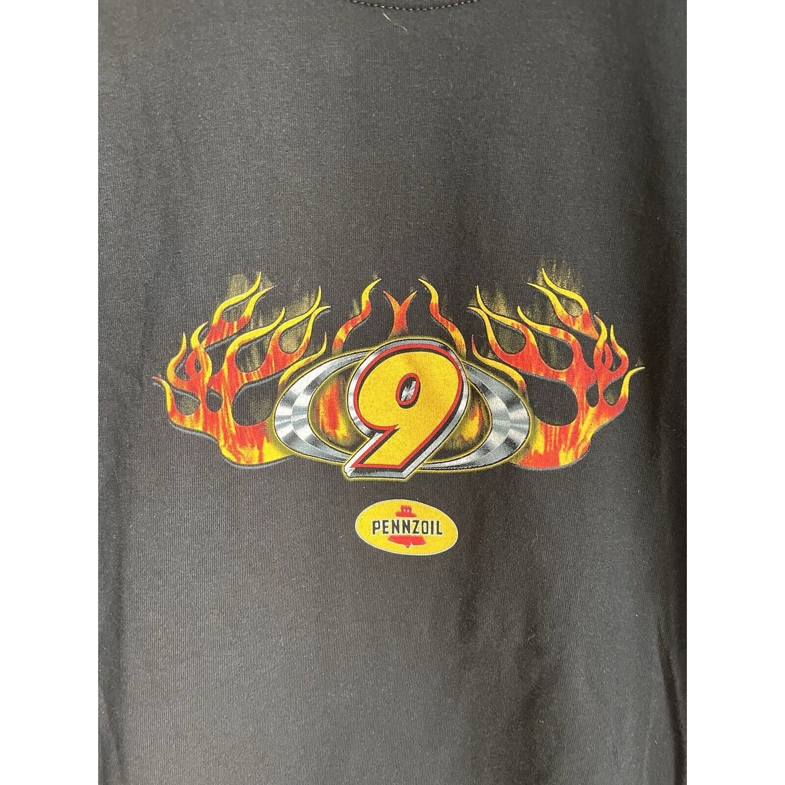 NASCAR VINTAGE NASCAR MARTIN KENSETH 9 PENNZOIL FLAMES GRAPHIC T L Size US L / EU 52-54 / 3 - 3 Thumbnail