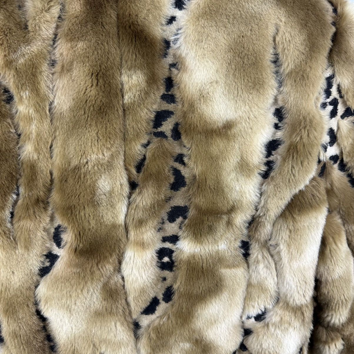 Vintage Vintage Bimbo Girl Y2K Glamour Leopard Fur Coat Size M / US 6-8 / IT 42-44 - 20 Thumbnail