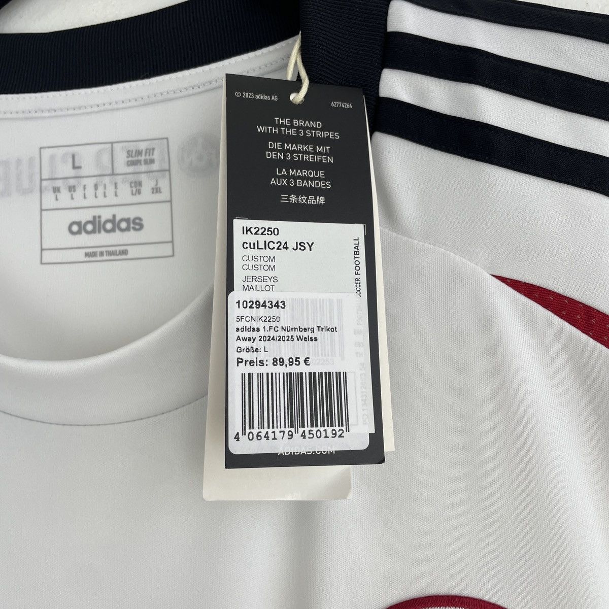 Adidas 1. FC Nürnberg Away Adidas Jersey Shirt 2024/2025 size L Size US L / EU 52-54 / 3 - 3 Thumbnail