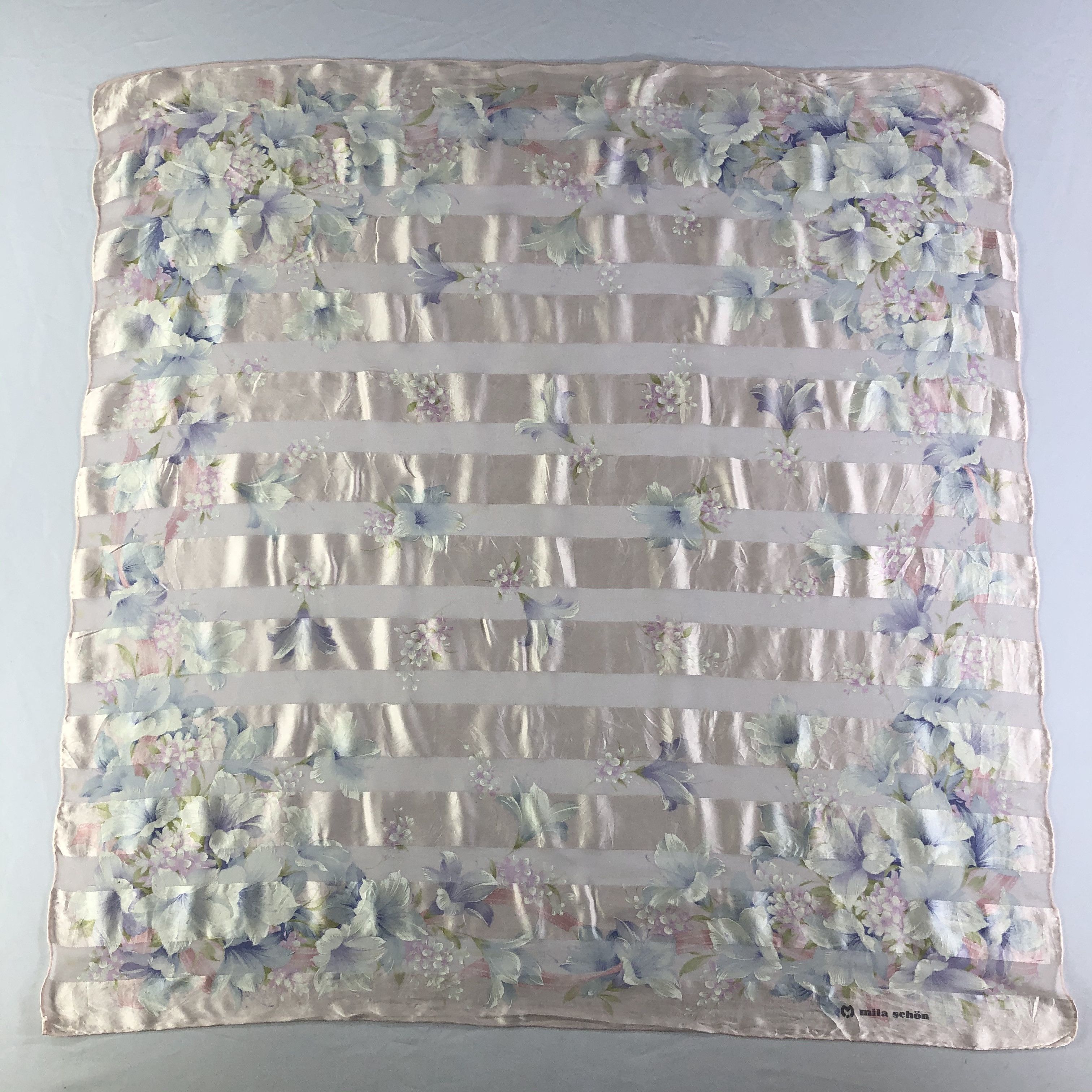 Mila Schon × Vintage Vintage Mila Schon Silk Scarf Size ONE SIZE - 2 Thumbnail