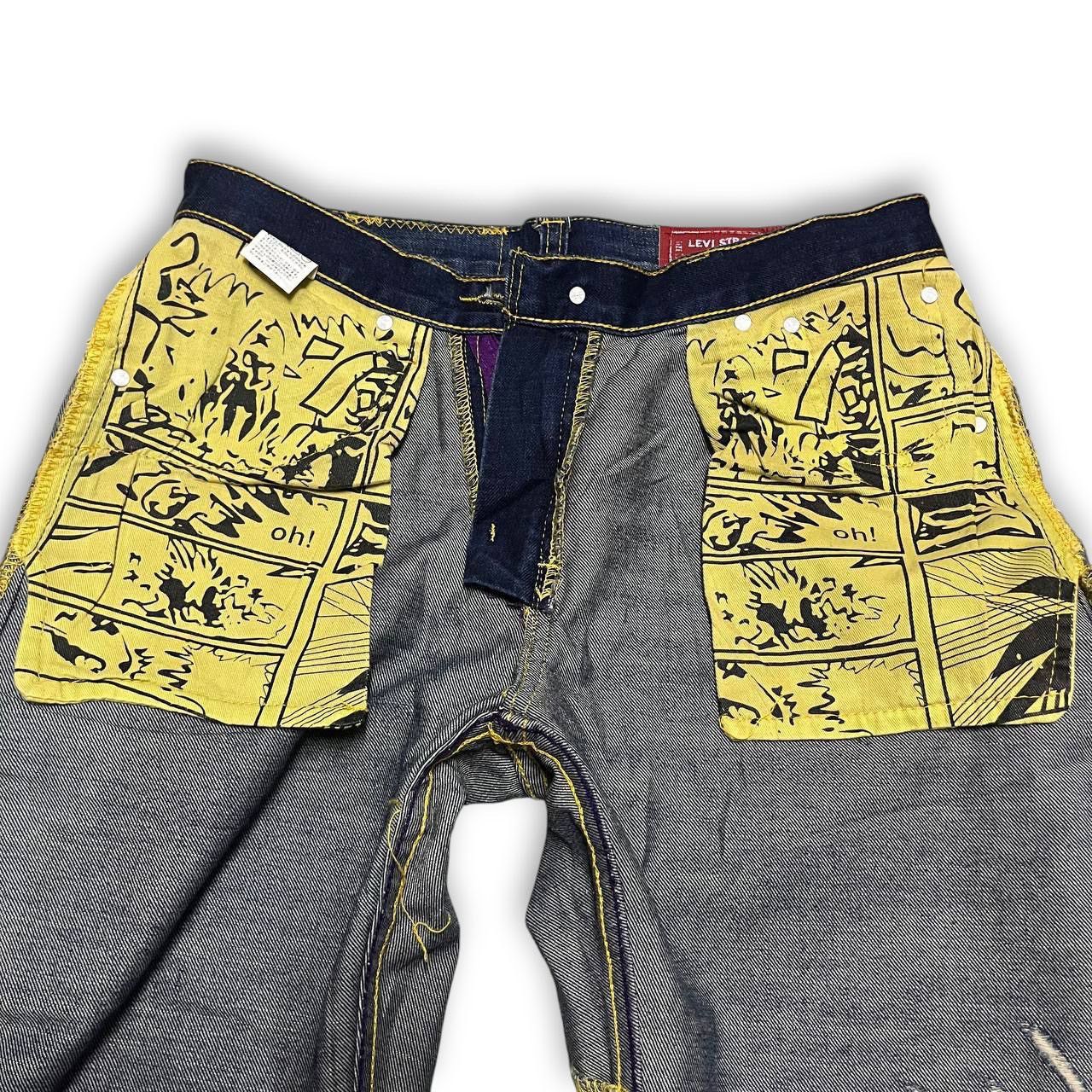 CLOT × Levi's × Medicom Toy Levi’s 503 x Be@rbrick Evirob Devilrobots Denim Jeans Size US 31 - 7 Thumbnail