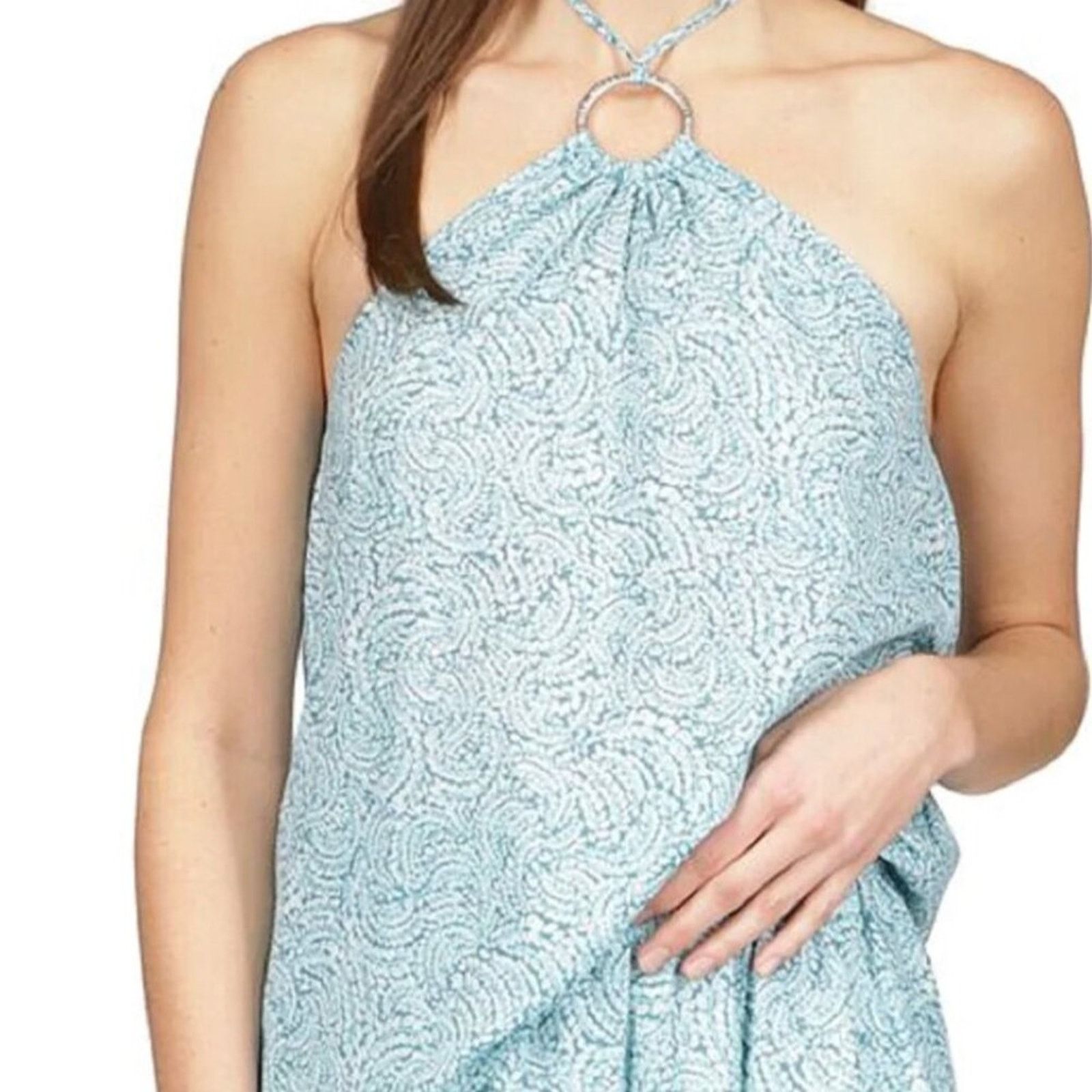 Michael Kors Michael Kors Halter Top Shibori Printed Large Petite Size L / US 10 / IT 46 - 2 Thumbnail