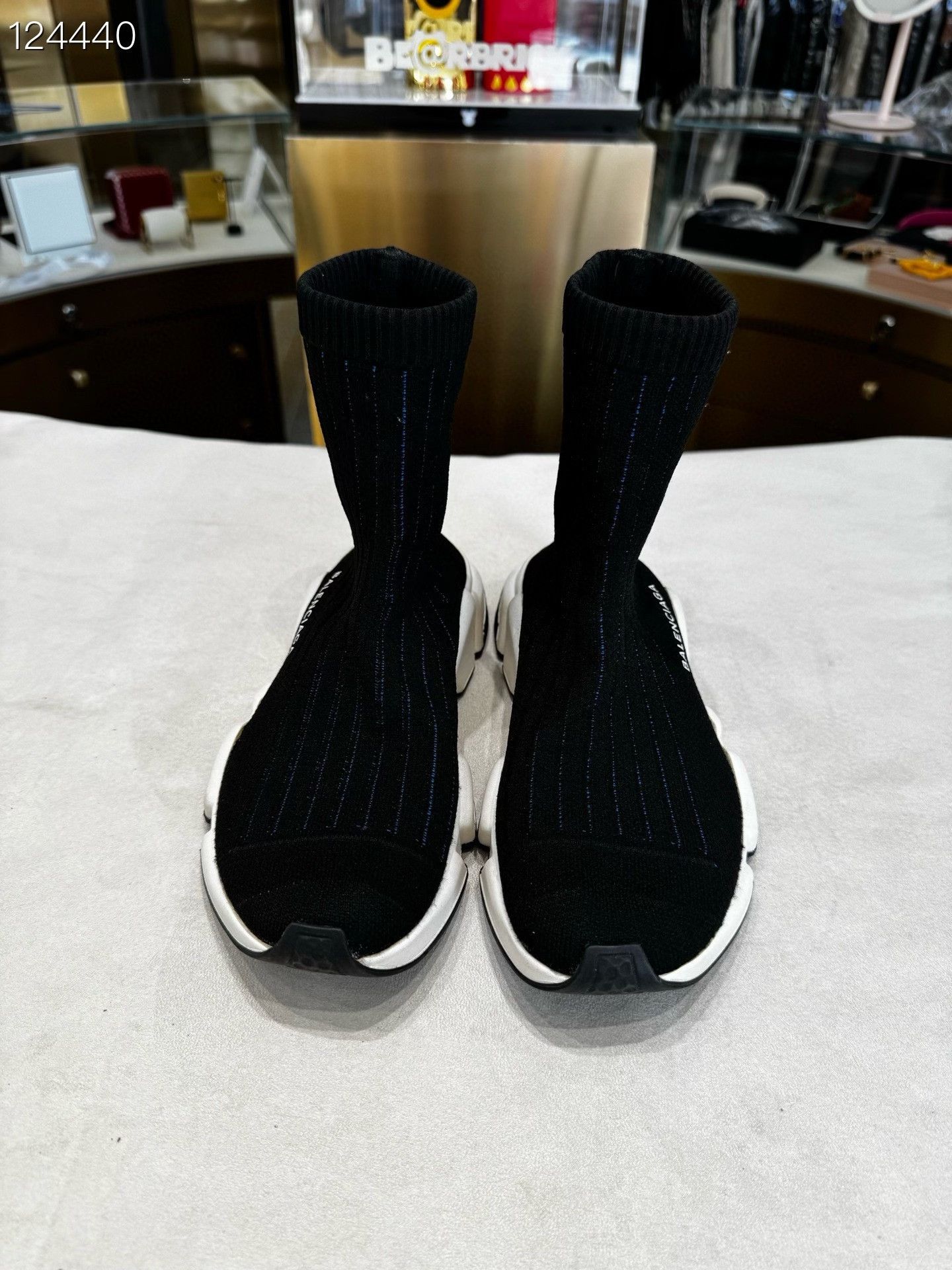 Balenciaga Balenciaga Black Sock Shoes Size 36 Size US 5 / IT 35 - 1 Thumbnail