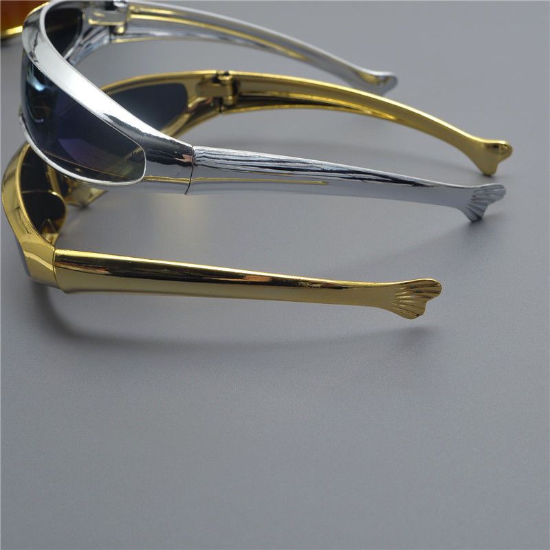 VIBE Retro Street ins style custom avant-garde sunglasses Size ONE SIZE - 1 Thumbnail