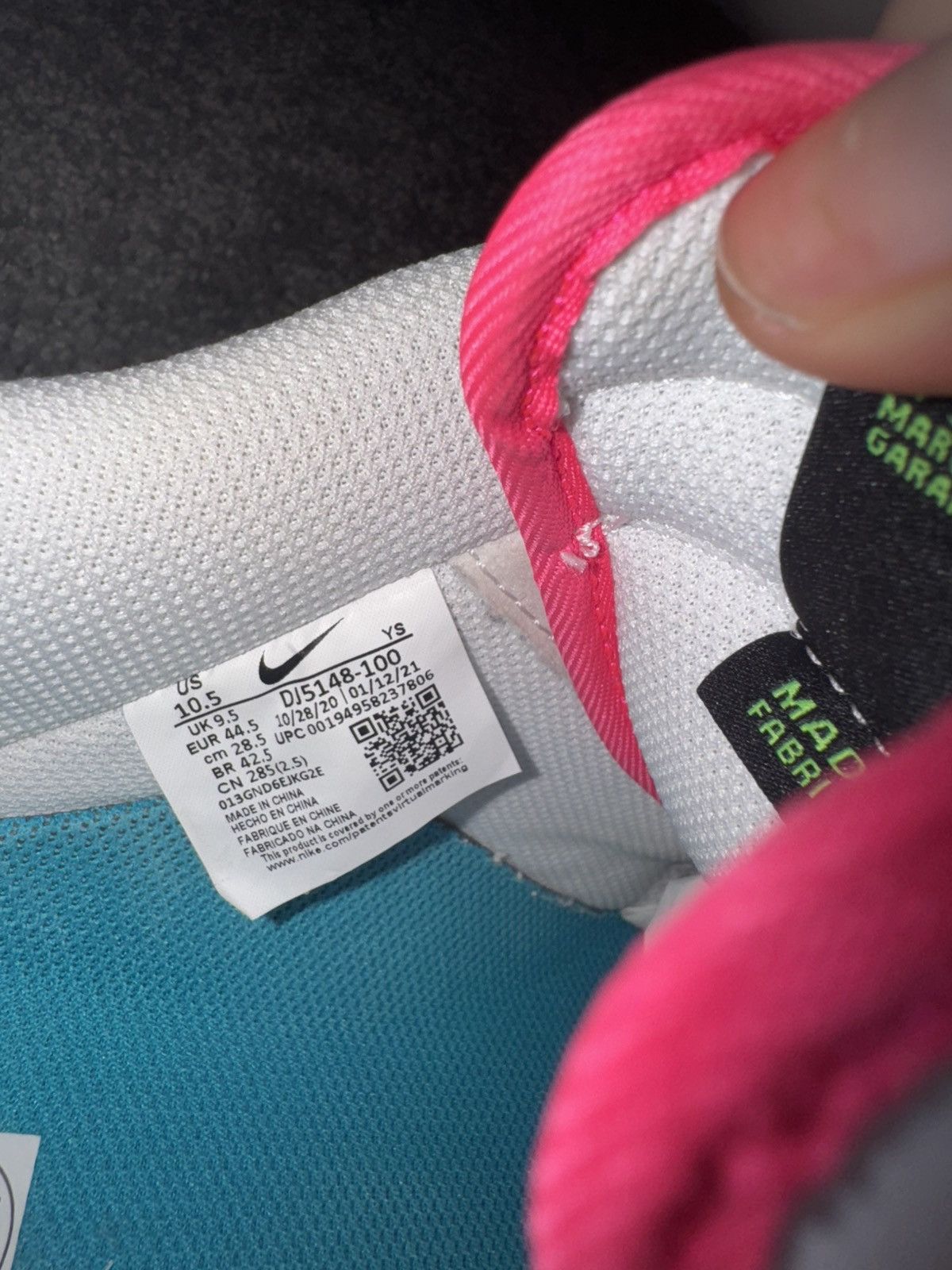 Nike Nike Air Force 1 Low AquaMarine Size US 10.5 / EU 43-44 - 3 Thumbnail