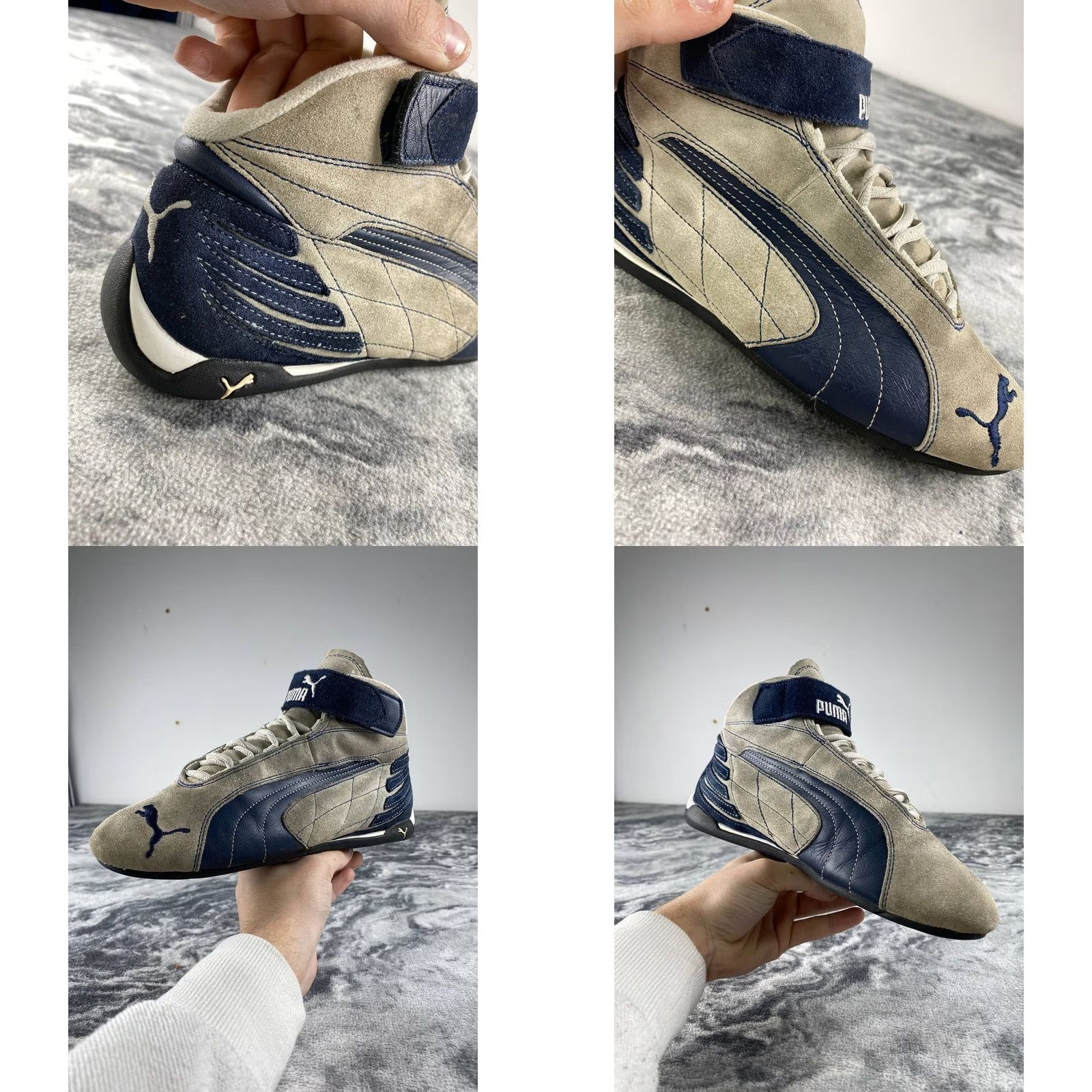 Puma VINTAGE PUMA Mid Speedcat Sneakers Moto F1 Women Size 39 Blue Size US 9 / IT 39 - 8 Thumbnail