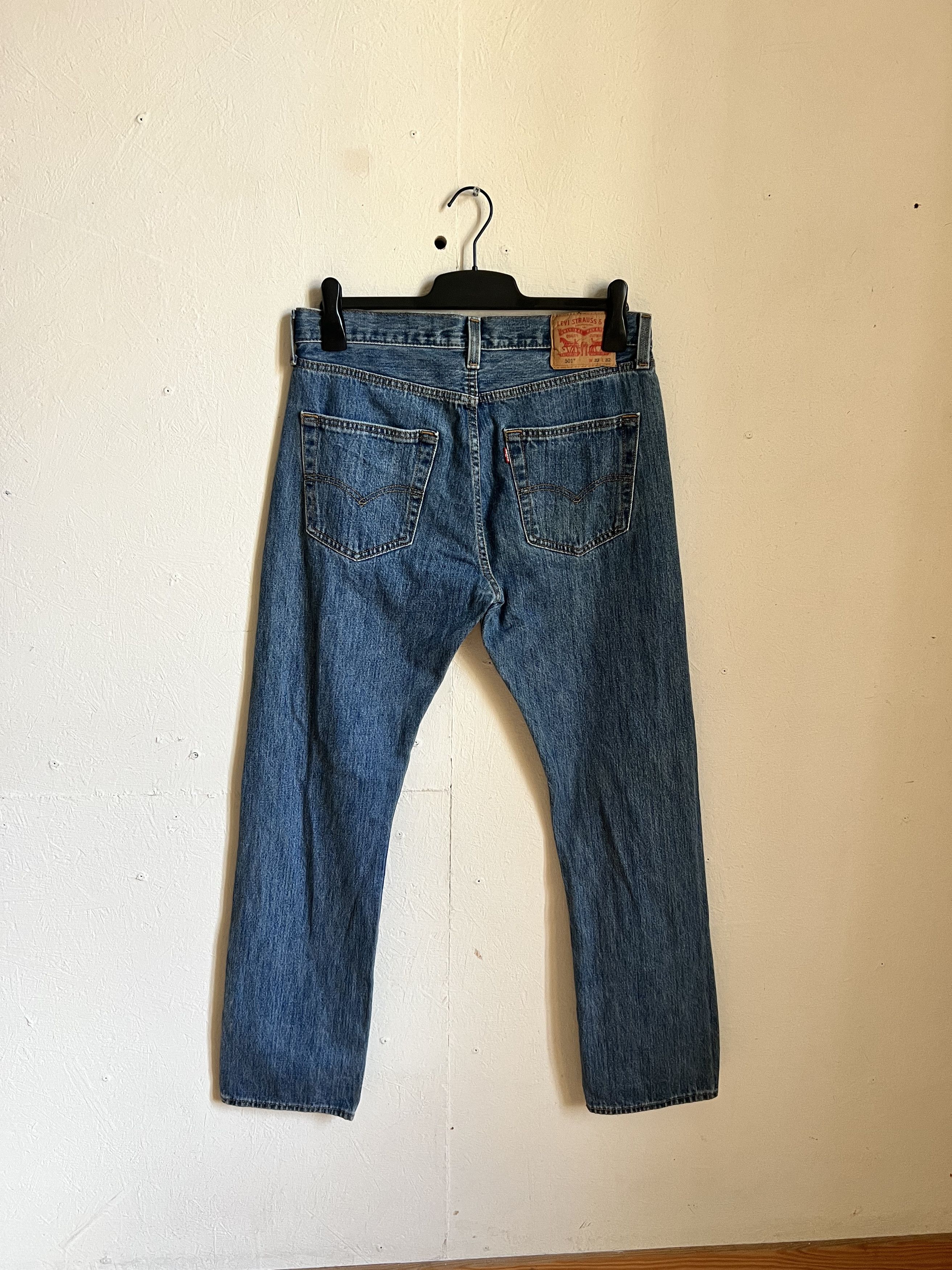 Levi's Levis Basic 501 Straight Denim Jeans Pants Size US 32 / EU 48 - 4 Thumbnail