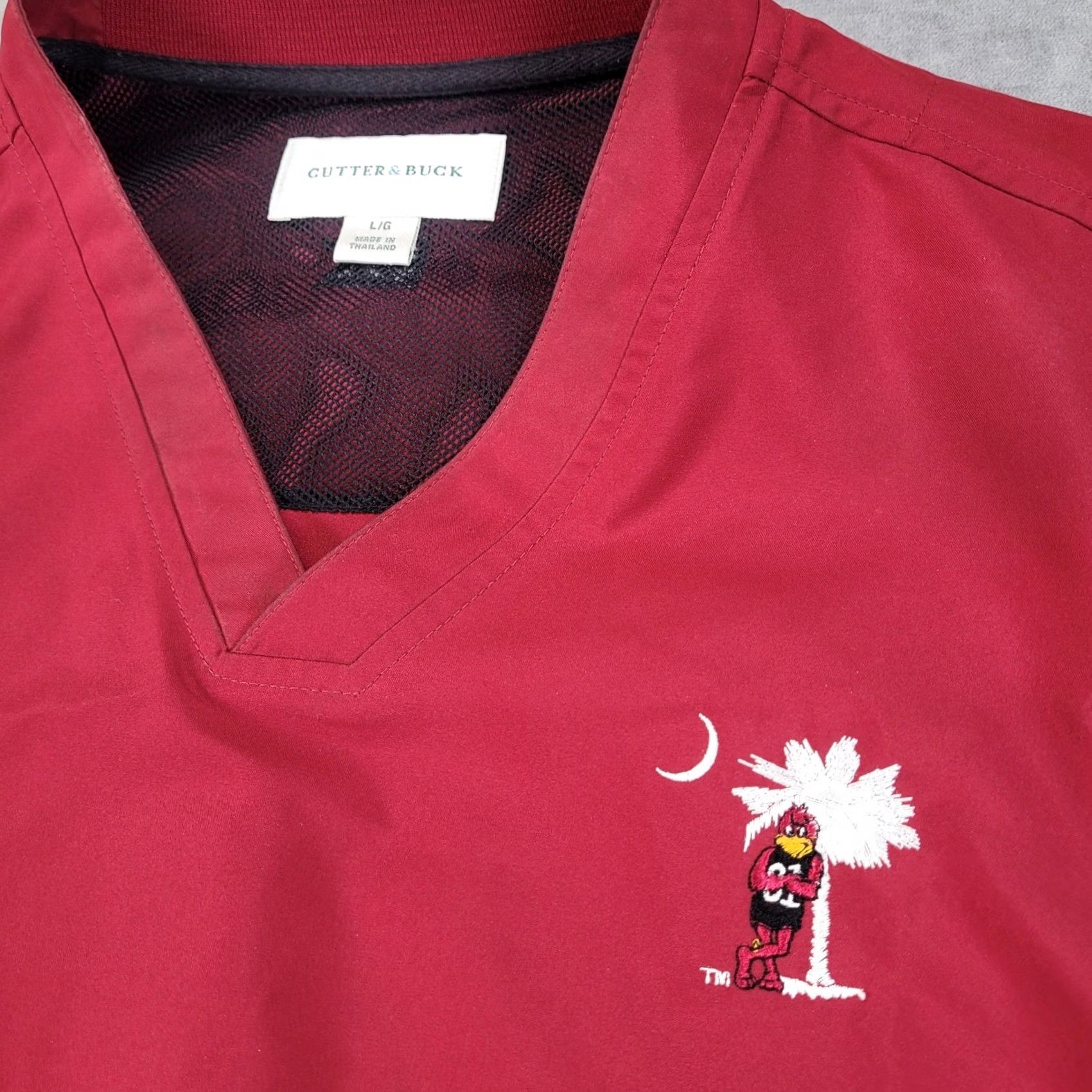 Cutter & Buck Cutter & Buck Mens Golf Vest Red Pullover Large South Carolina Gamecocks V-Neck Size US L / EU 52-54 / 3 - 2 Thumbnail