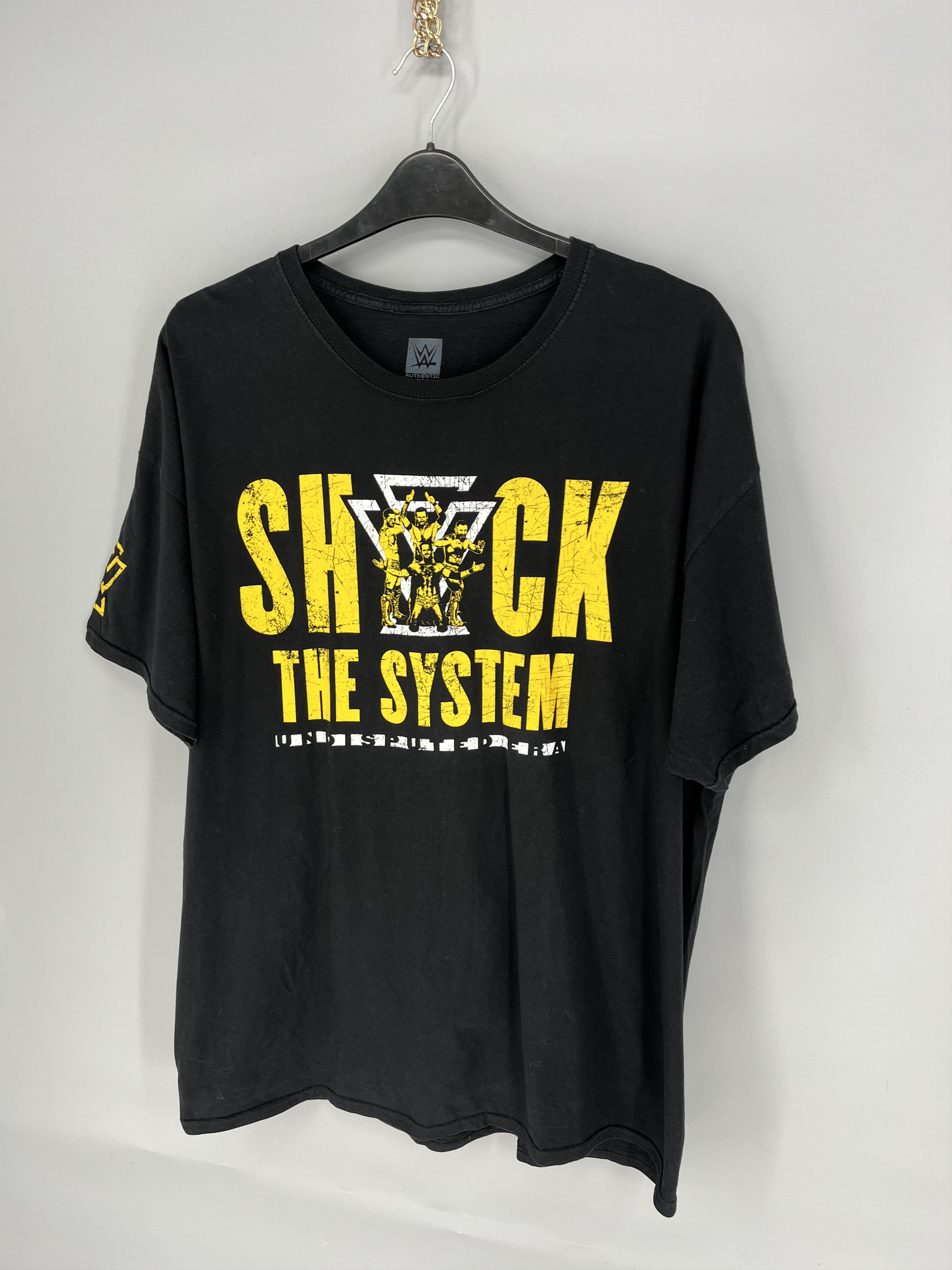 Vintage WWE NXT Undisputed Era Shock the System Wrestling T-Shirt Size US XXL / EU 58 / 5 - 3 Thumbnail