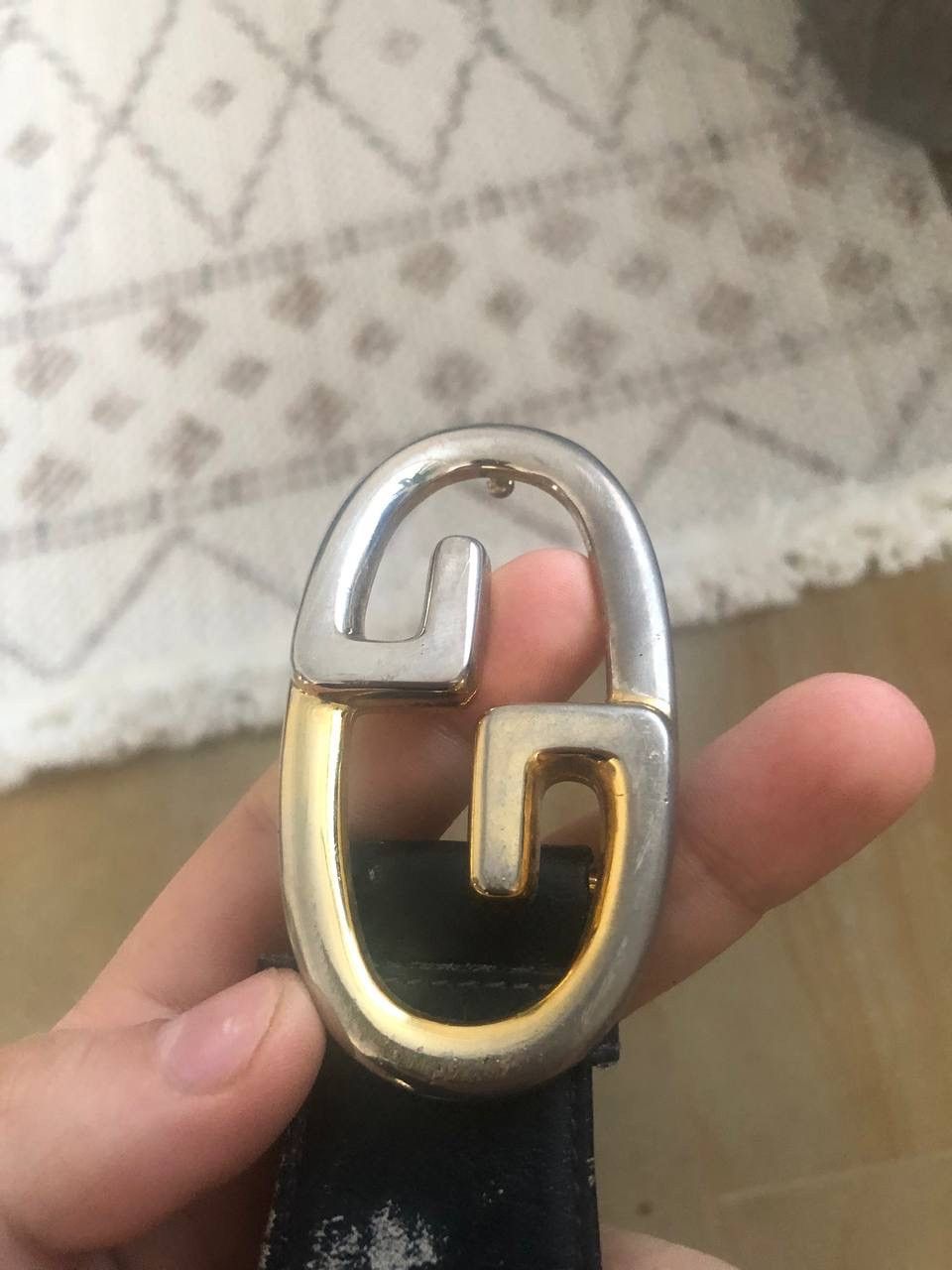 Designer × Gucci × Vintage VINTAGE 80-90s GUCCI MONOGRAM BELT Size ONE SIZE - 2 Thumbnail