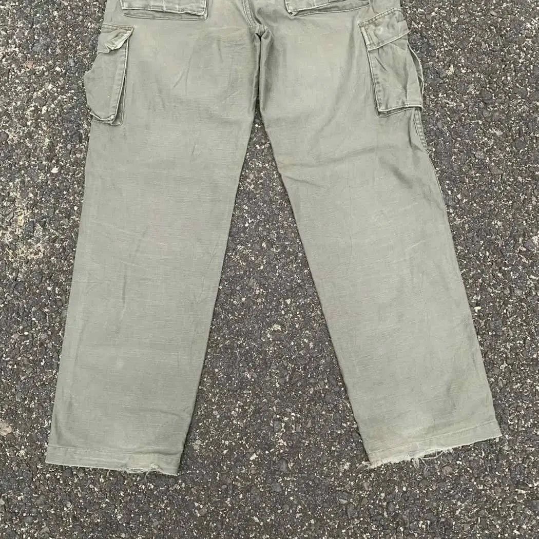StraightFaded Japanese Vintage Trousers Faded Utility Avirex Combat Cargo Size US 29 - 11 Thumbnail