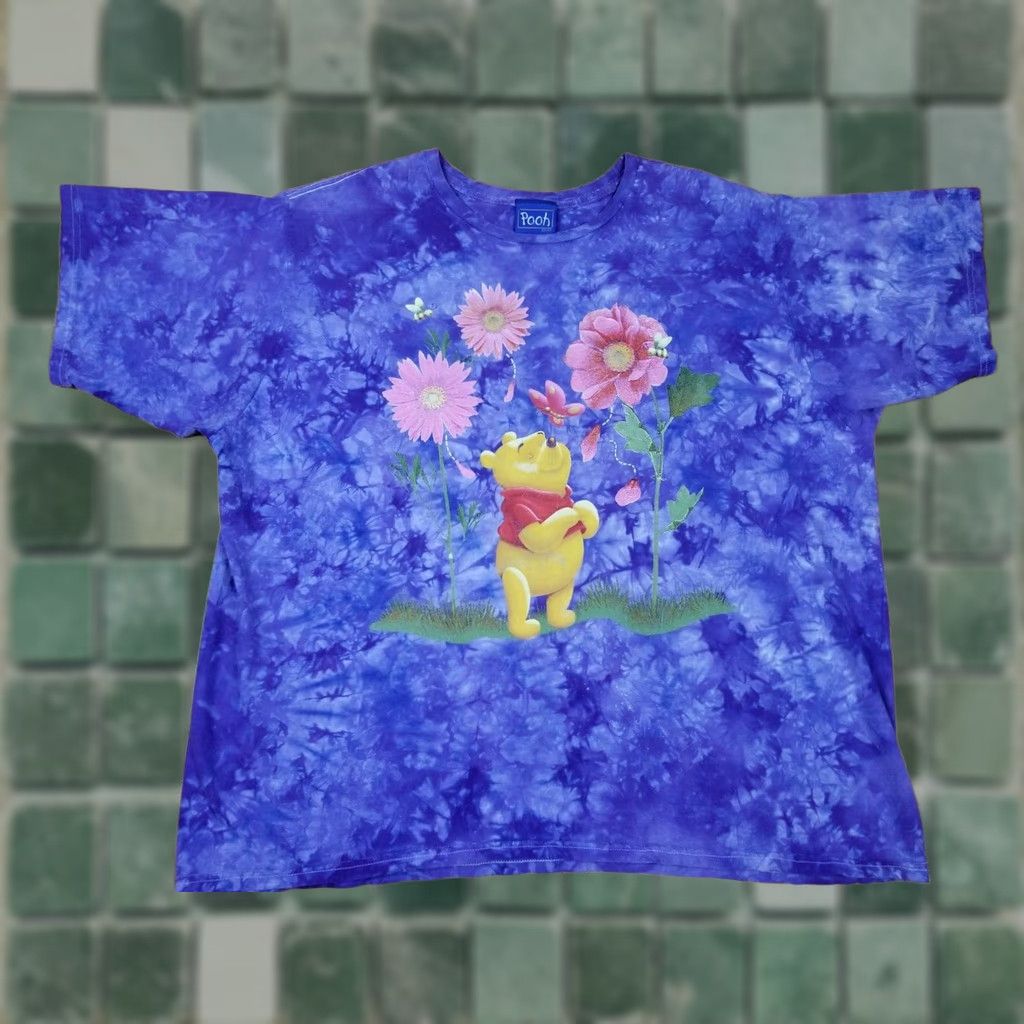 Disney Disney T-Shirt Men Retro 90s Pooh Bear Die Short Sleeve Round Neck XS-XL XXL Blue Size XL Regular Size US XL / EU 56 / 4 - 1 Thumbnail