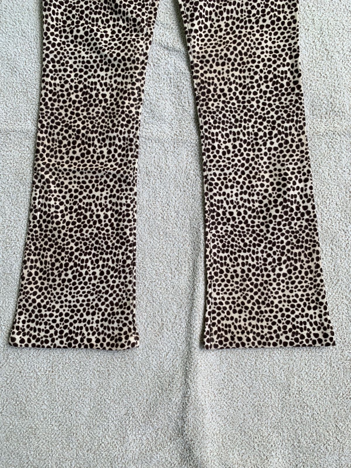 Designer × Moschino Moschino Leopard Flared Jeans Size 29" - 7 Thumbnail