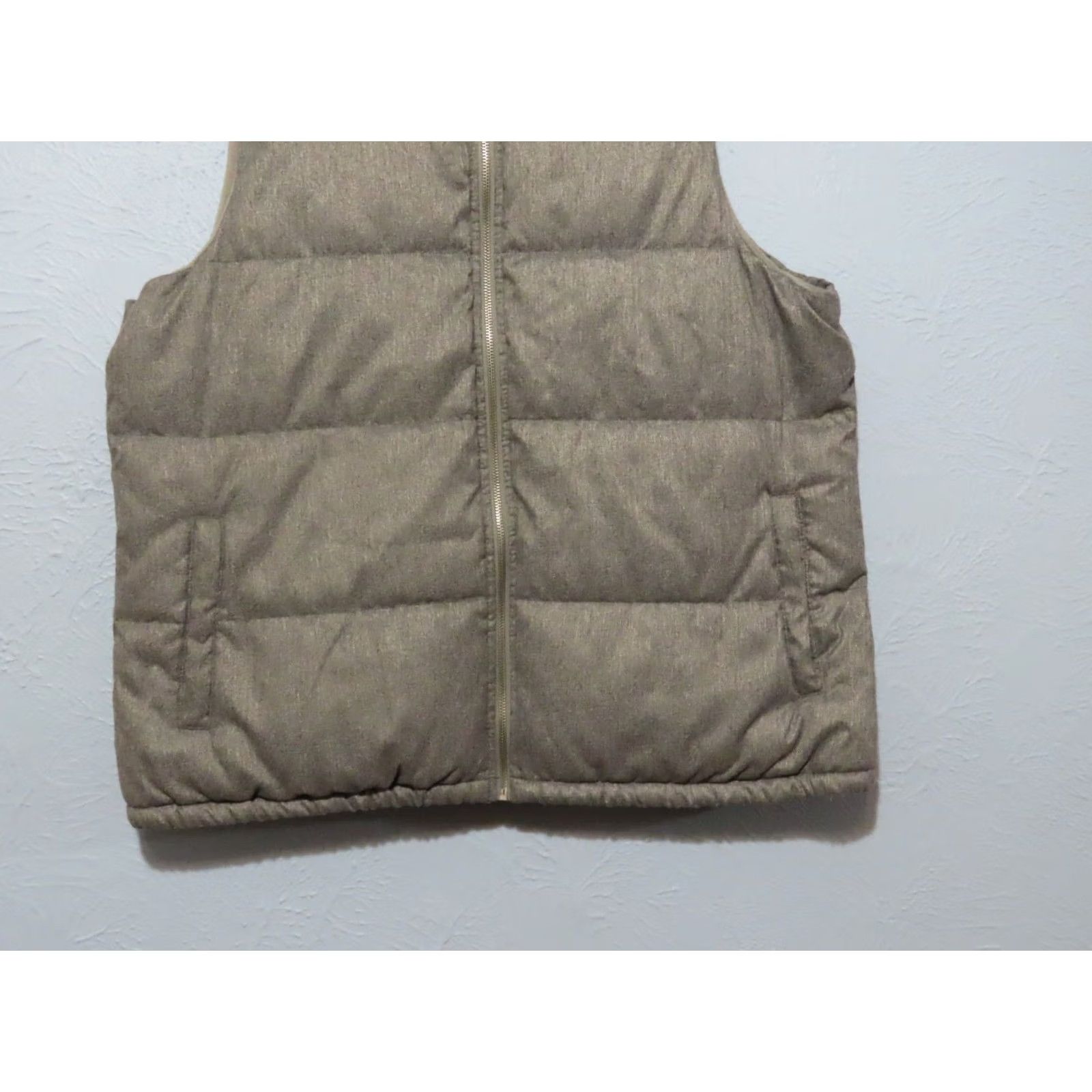 Old Navy Old Navy Men XL Vest Full Zip Textured Heather Gray Puffer Vest Size US XL / EU 56 / 4 - 3 Thumbnail