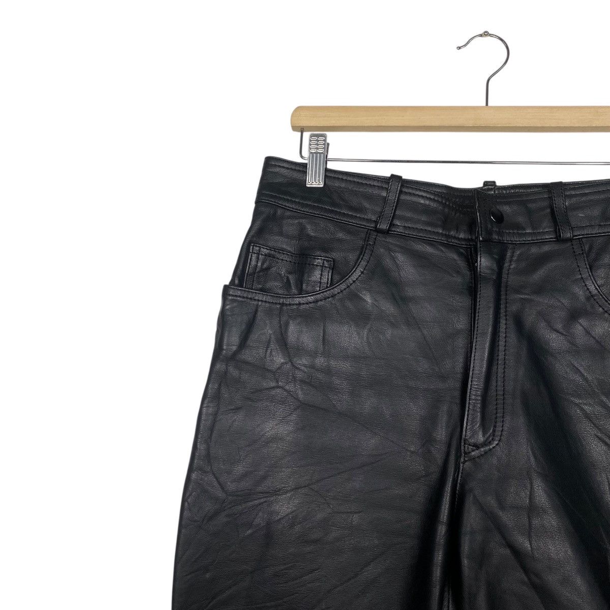 Genuine Leather × Japanese Brand × Leather Unbranded leather pant Size US 32 / EU 48 - 6 Thumbnail