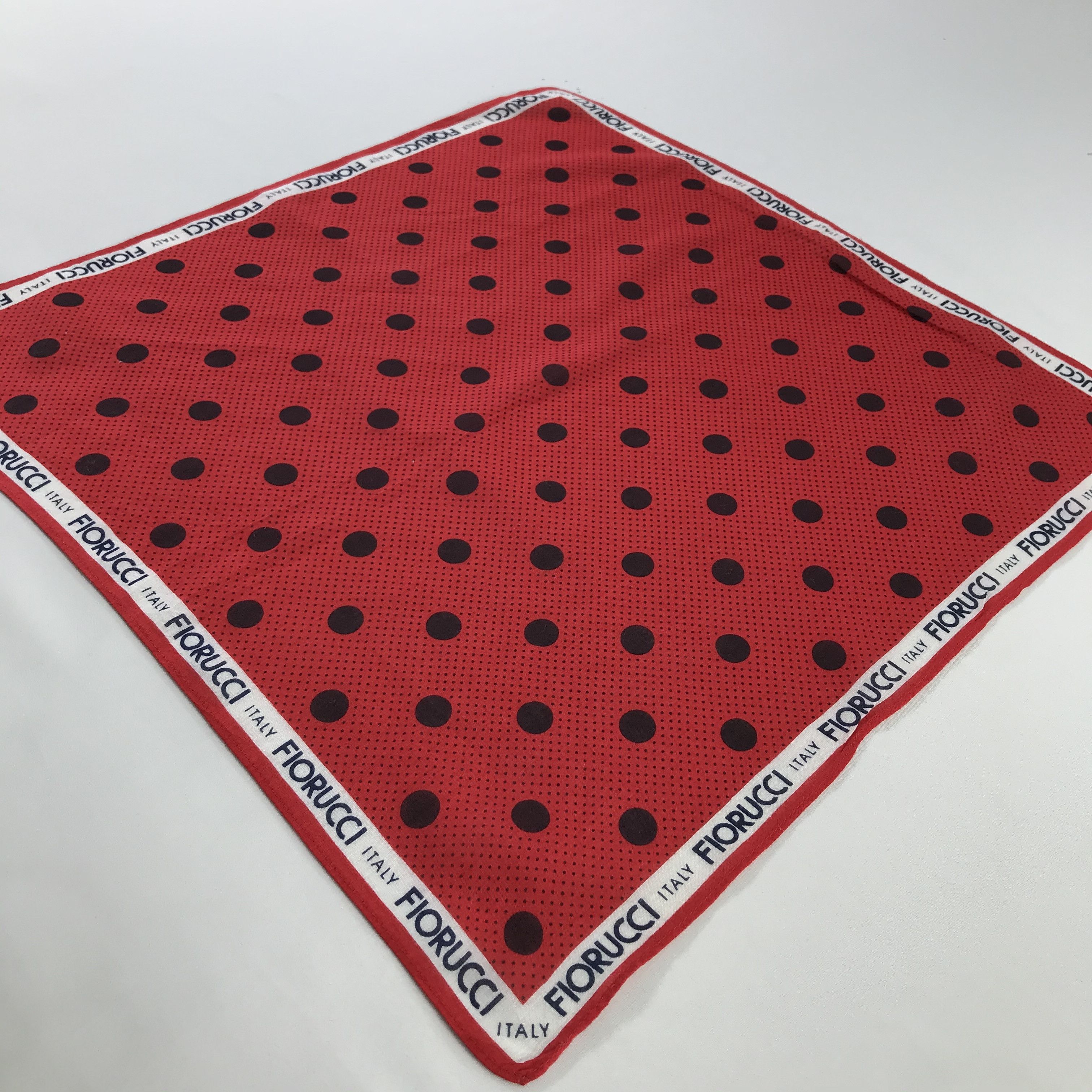 Fiorucci × Vintage Fiorucci Bandana / Handkerchief / Neckerchief - S695 Size ONE SIZE - 2 Thumbnail