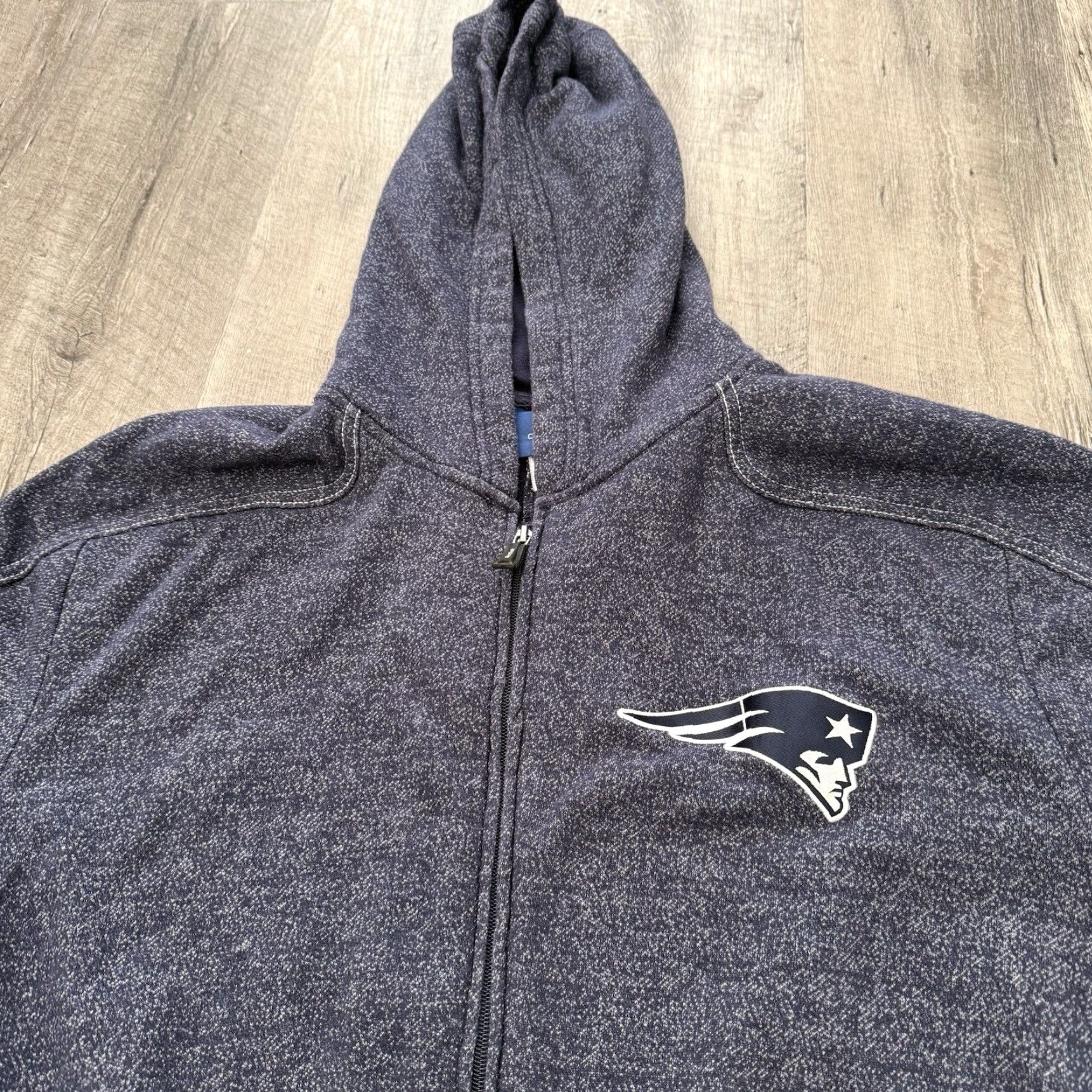 Reebok Reebok OnField Patriots Hoodie Men XL Navy Full Zip NFL Licensed Logo Shirt Size US XL / EU 56 / 4 - 7 Thumbnail