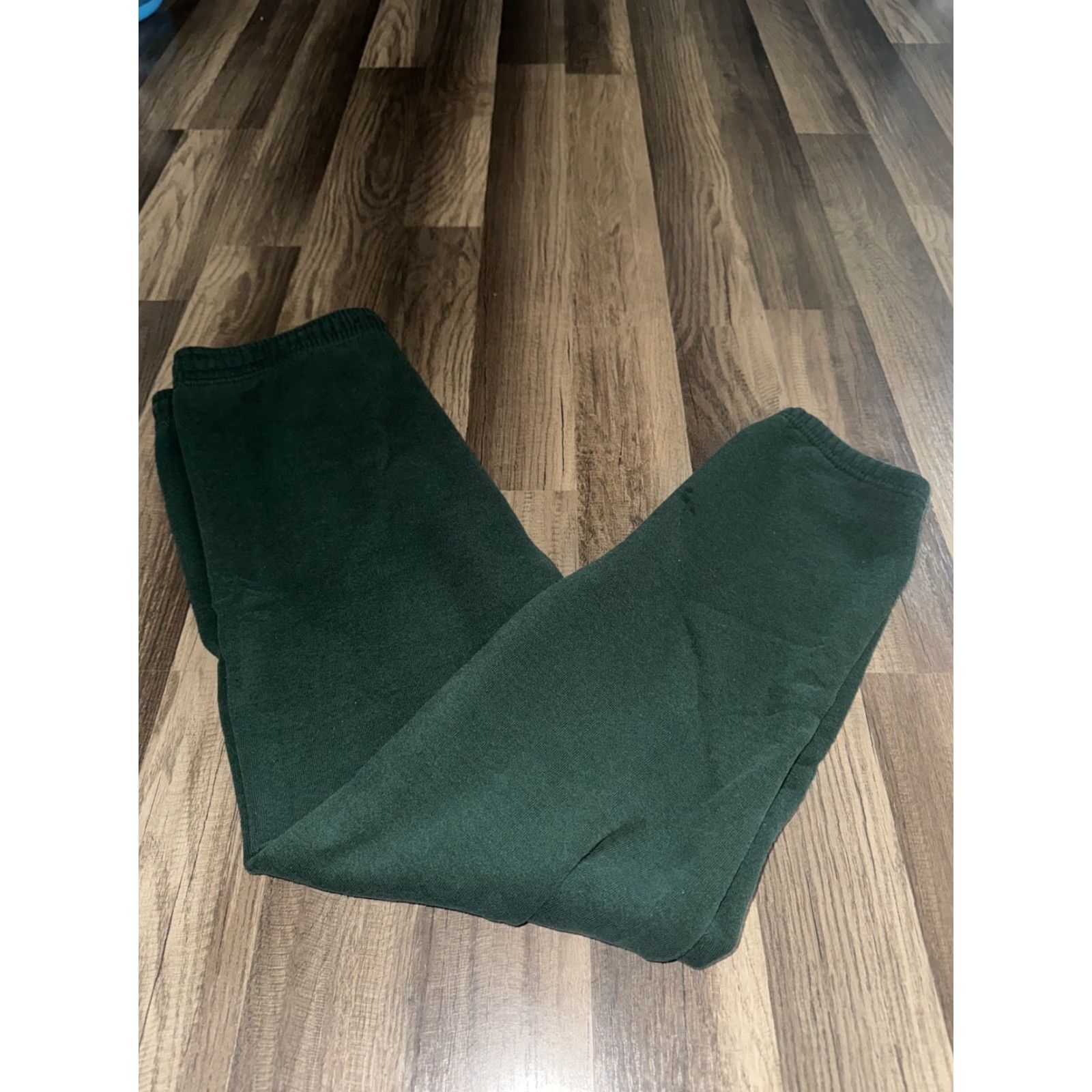 ESPIRIT VINTAGE Pro Spirit Sweatpants Men's Green 50/50 No Pockets USA 32x30 Regular Size US 29 - 2 Thumbnail