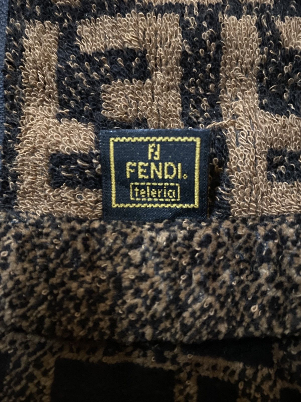 Fendi Fendi Monogram Fullpring FF Logo Towel Size ONE SIZE - 7 Thumbnail