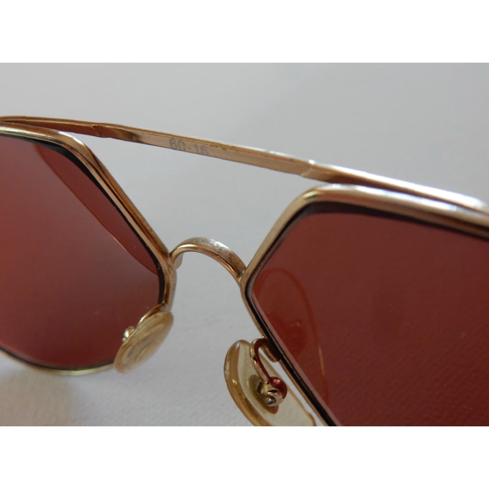 Vintage VINTAGE Jack Nicklaus Aviator Sunglasses Men Adult 79 Gold Black Italy Golf The Masters Size ONE SIZE - 5 Thumbnail