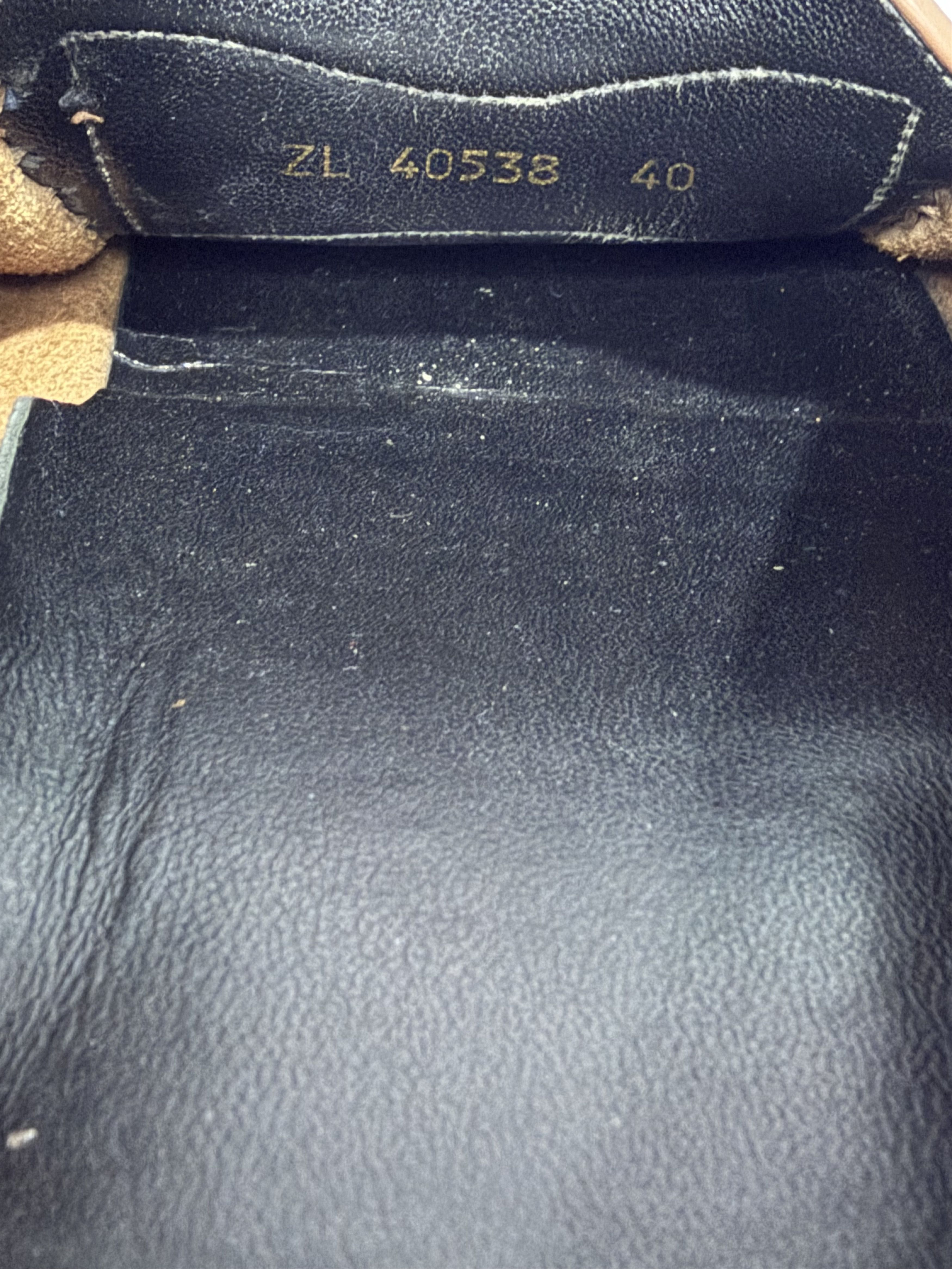 Celine CELINE Brown Triomphe Logo-Embelished Leather Loafers Size US 7.5 / EU 40-41 - 6 Thumbnail