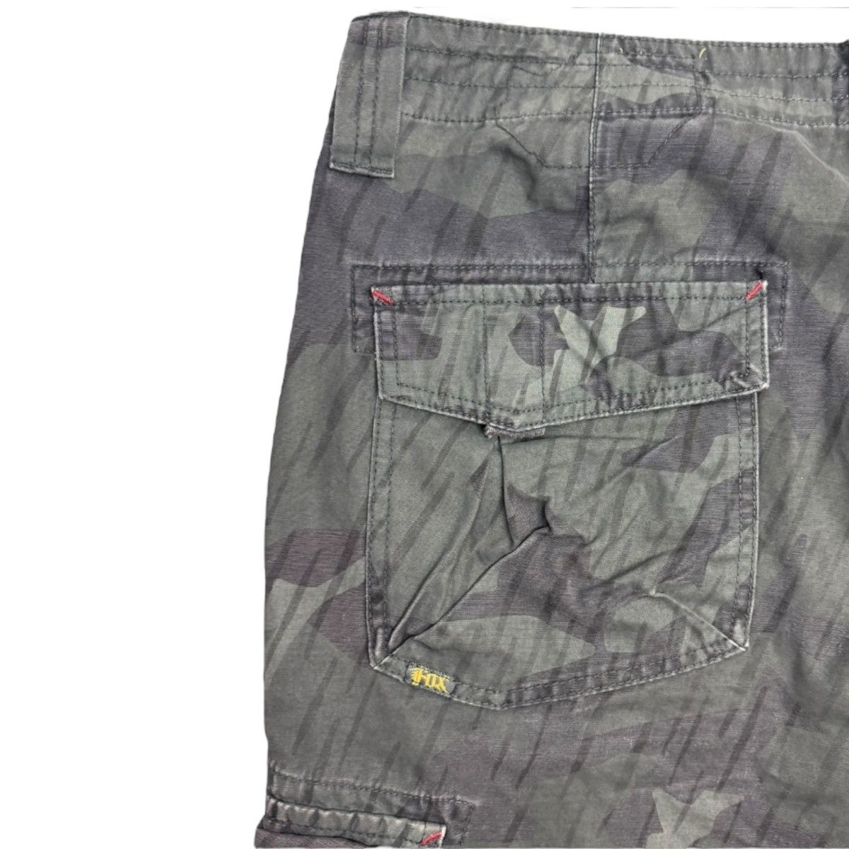 Fox Racing Y2K Fox Racing Embroidered Bark Camo Cargo Shorts Size US 38 / EU 54 - 5 Thumbnail