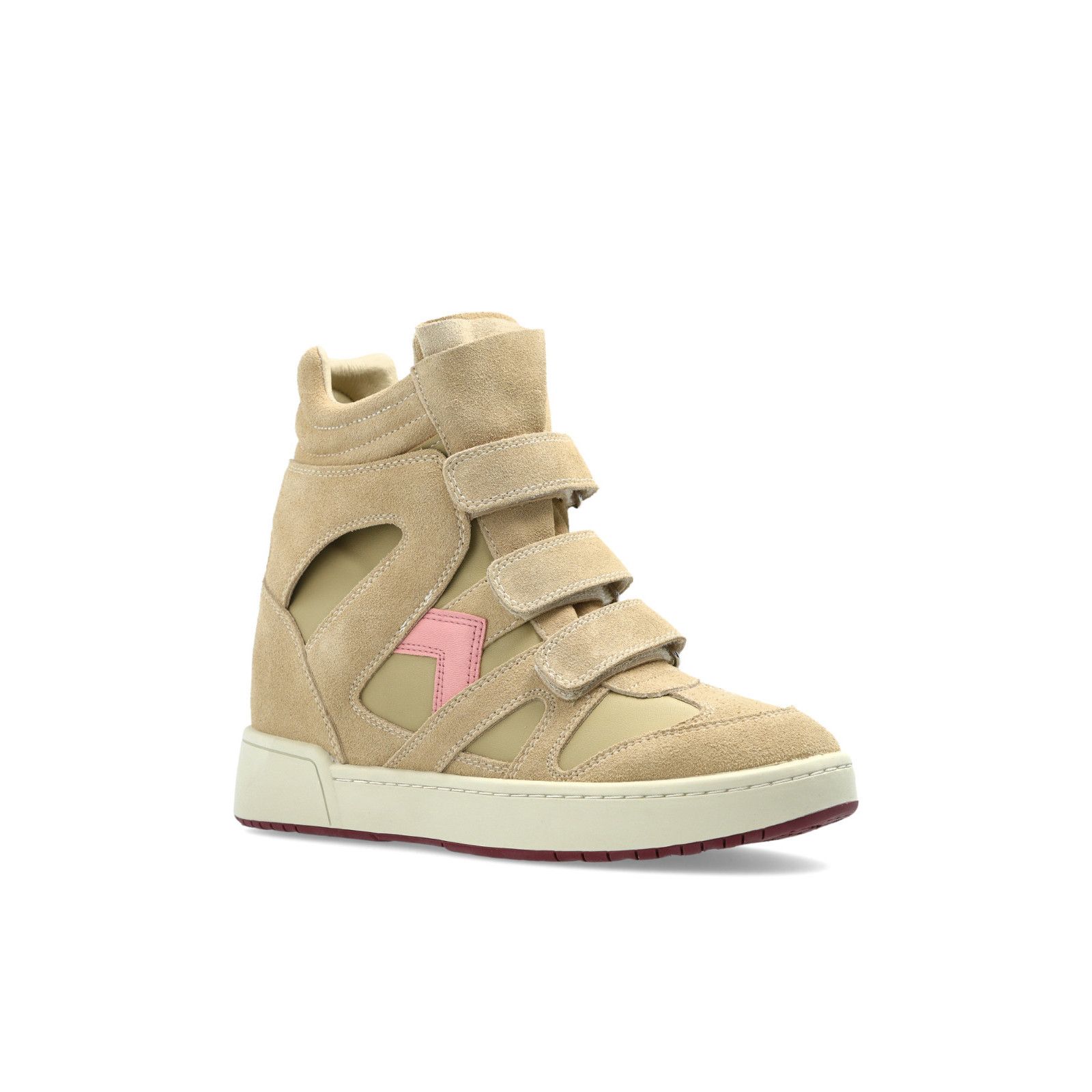 ISABEL MARANT ''IM3'' Beige Wedge Shoes New & Authentic (Wom