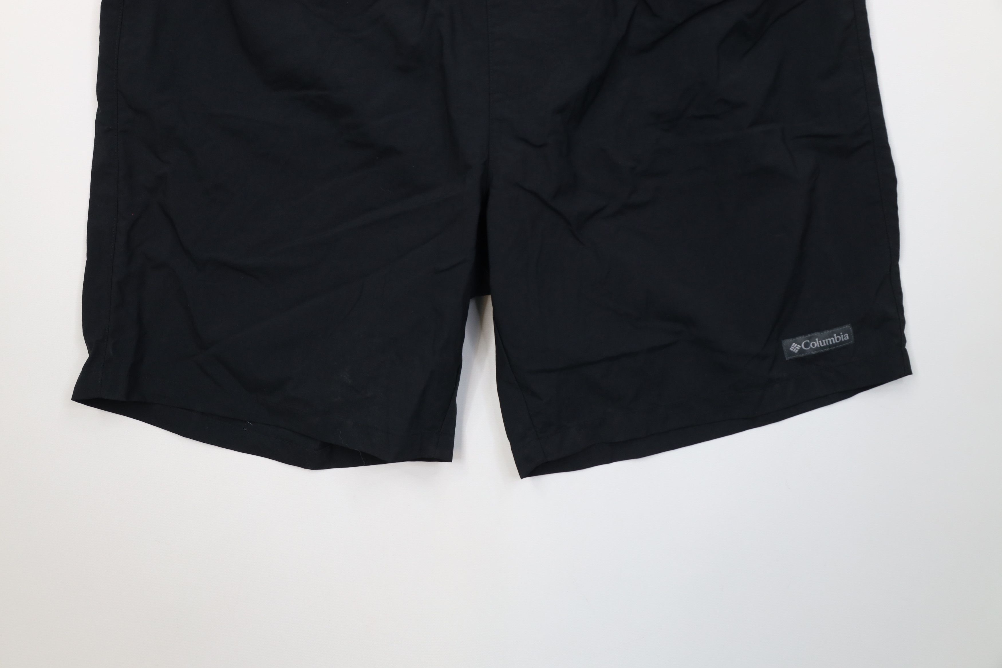Columbia Vintage Y2K Columbia Lined Above Knee Shorts Black Baggies Size US 34 / EU 50 - 4 Thumbnail