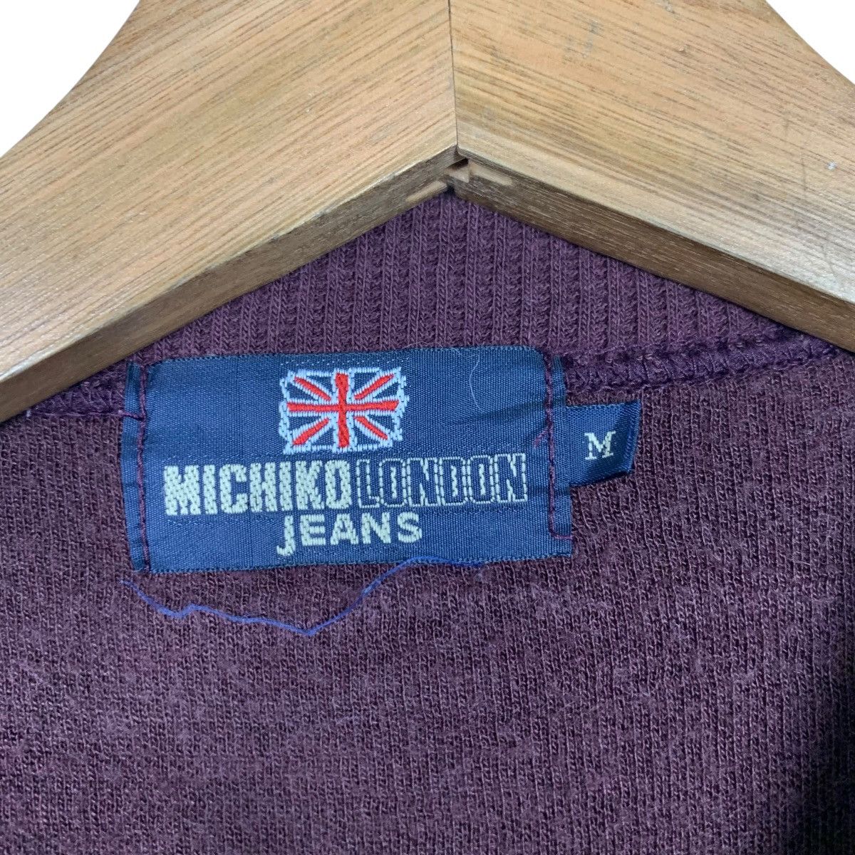 Michiko Koshino London MICHIKO LONDON Technical Wear Maroon Sweatshirt #2422-C108 Size US M / EU 48-50 / 2 - 12 Thumbnail