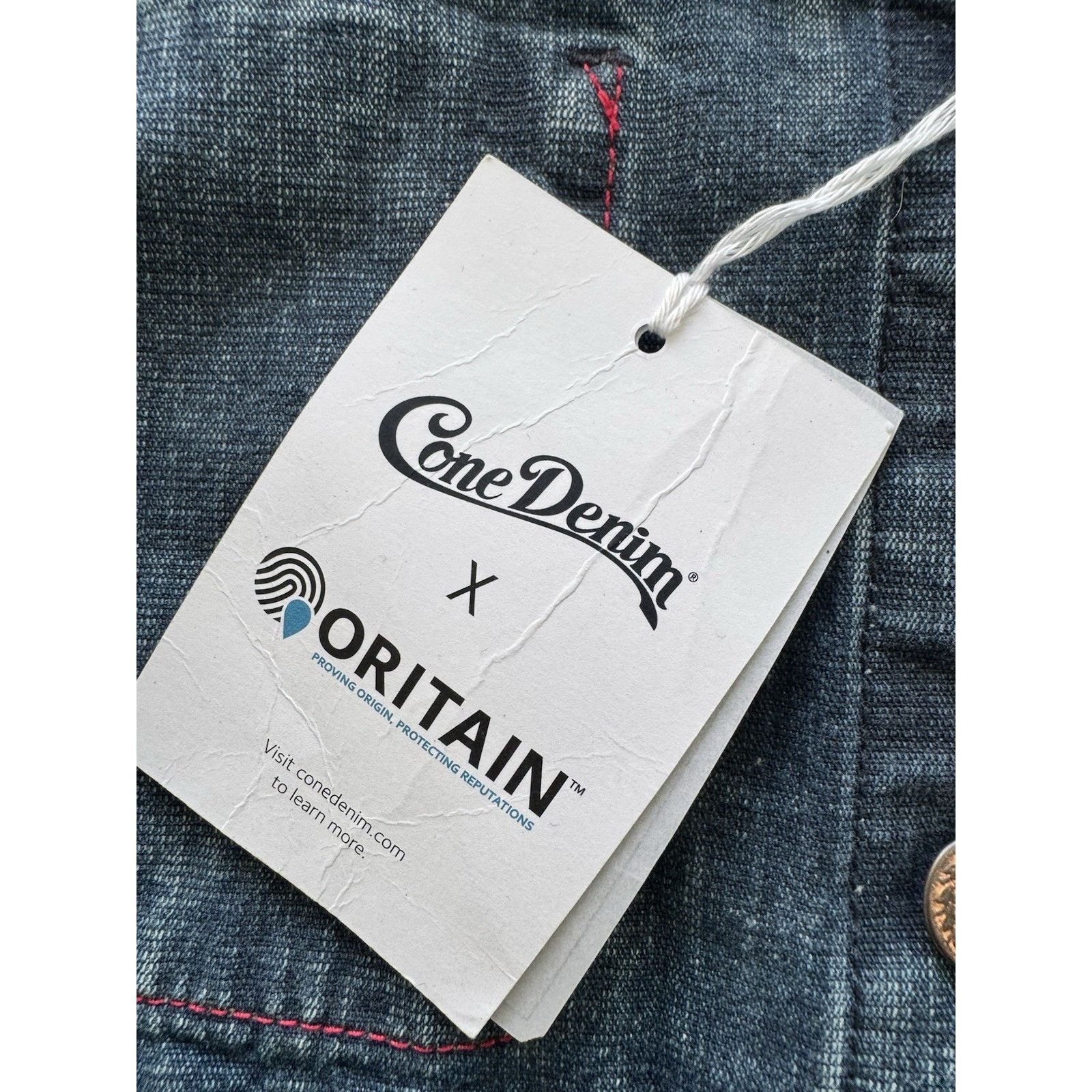 Other Cone Denim Mills Sample Jacket x Oritain 11oz Ottoman Size US S / EU 44-46 / 1 - 2 Thumbnail