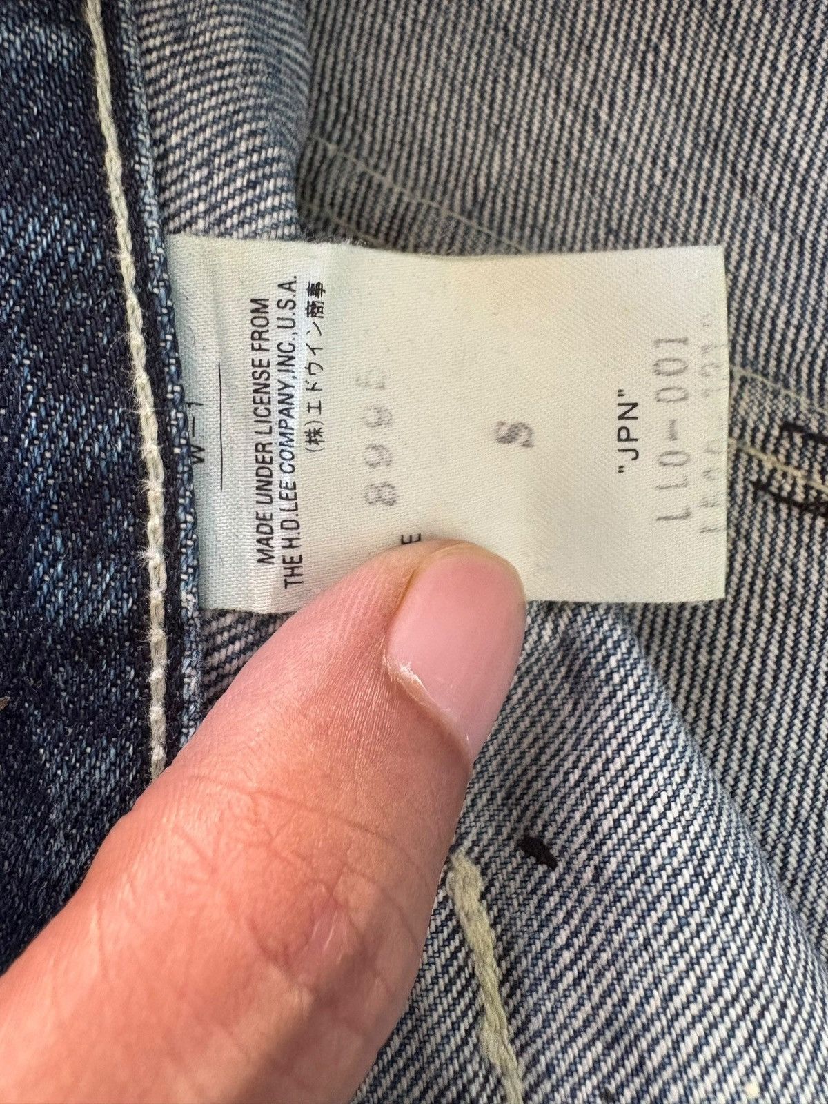 Lee Vintage Lee Union Made Distressed Bush Pants Flare Jeans Size 28" / US 6 / IT 42 - 6 Thumbnail