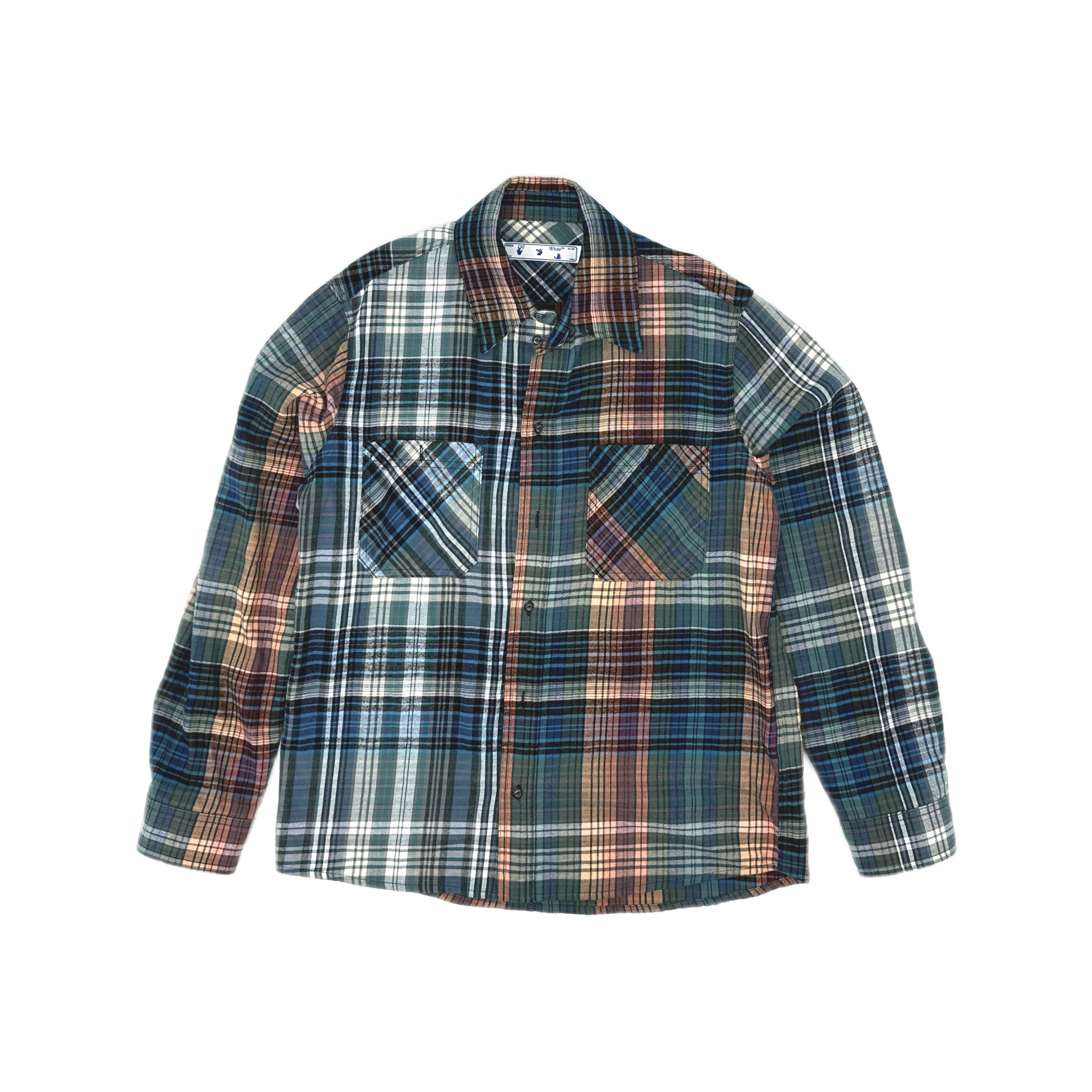 Off-White Off-White Plaid Arrow Flannel Shirt Size M Size US M / EU 48-50 / 2 - 1 Thumbnail