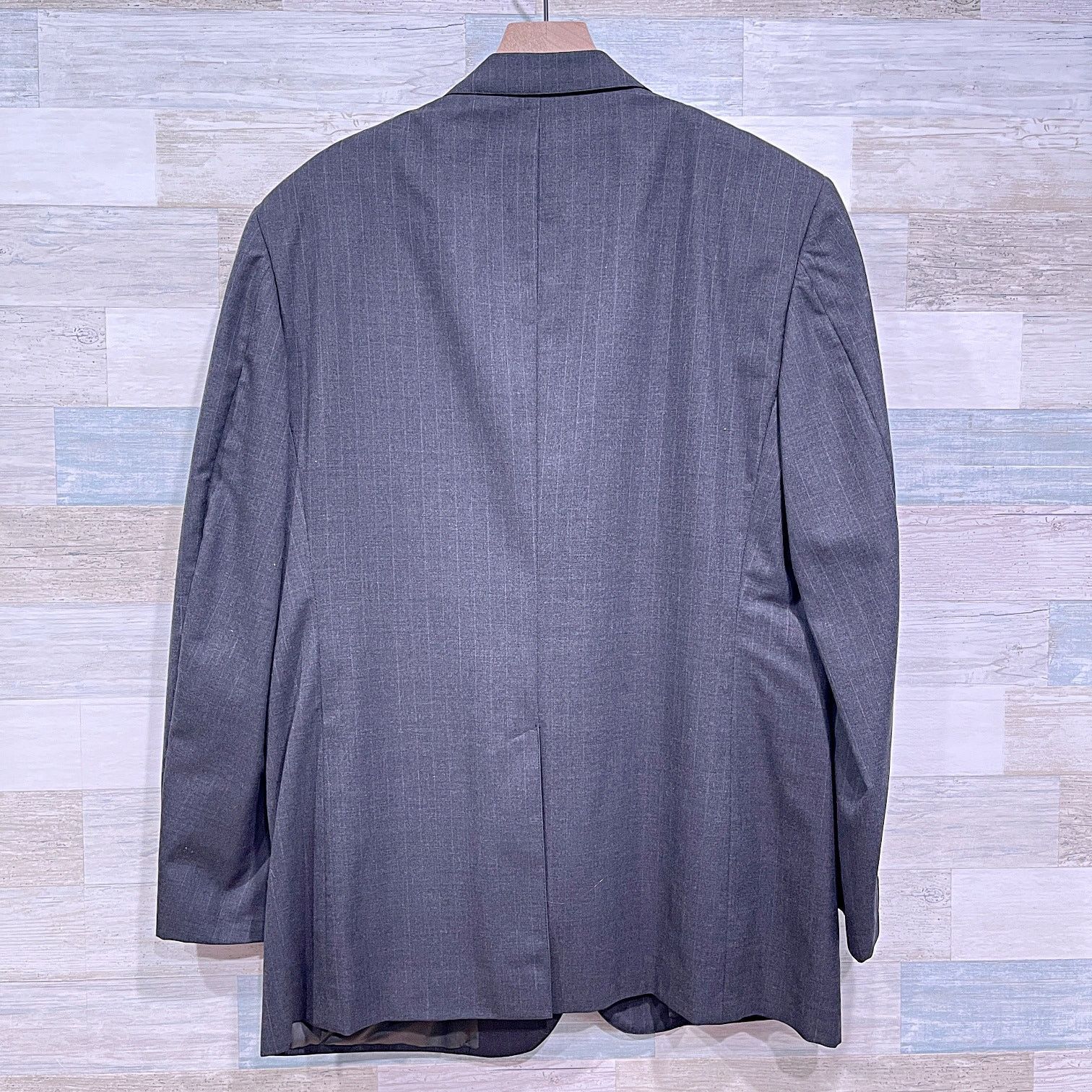 Brooks Brothers Brooks Brothers Brooksease Wool Suit Gray Stripe Mens 42R Size 42R - 6 Thumbnail