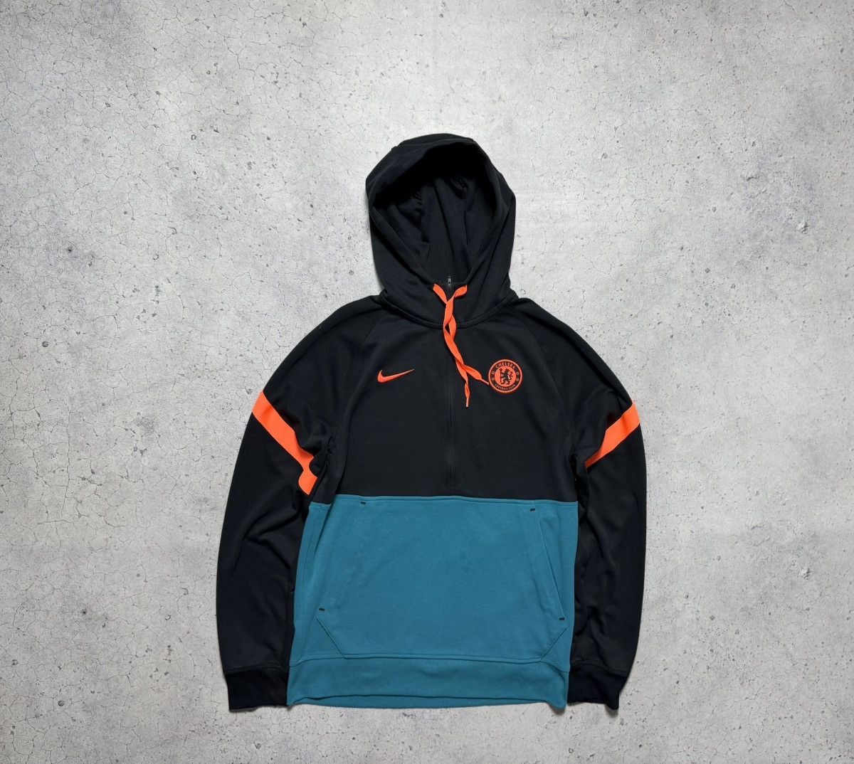 Nike Nike FC Chelsea Hoodie Football Soccer 1/2 Zip Anorak Size US S / EU 44-46 / 1 - 1 Thumbnail