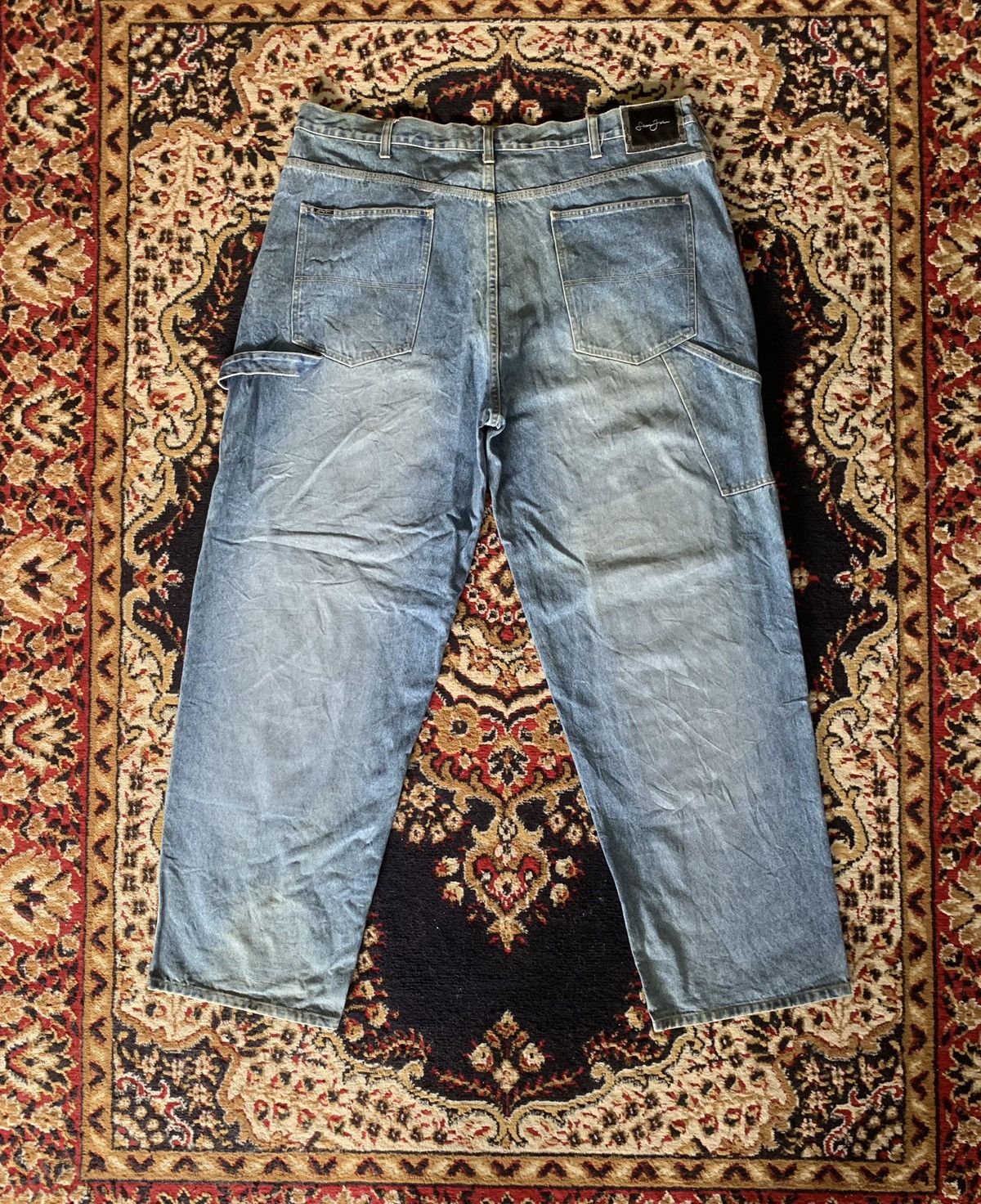 JNCO × Sean John Vintage SEAN JOHN Carpenter Double Knee Baggy Denim Size US 42 / EU 58 - 2 Thumbnail
