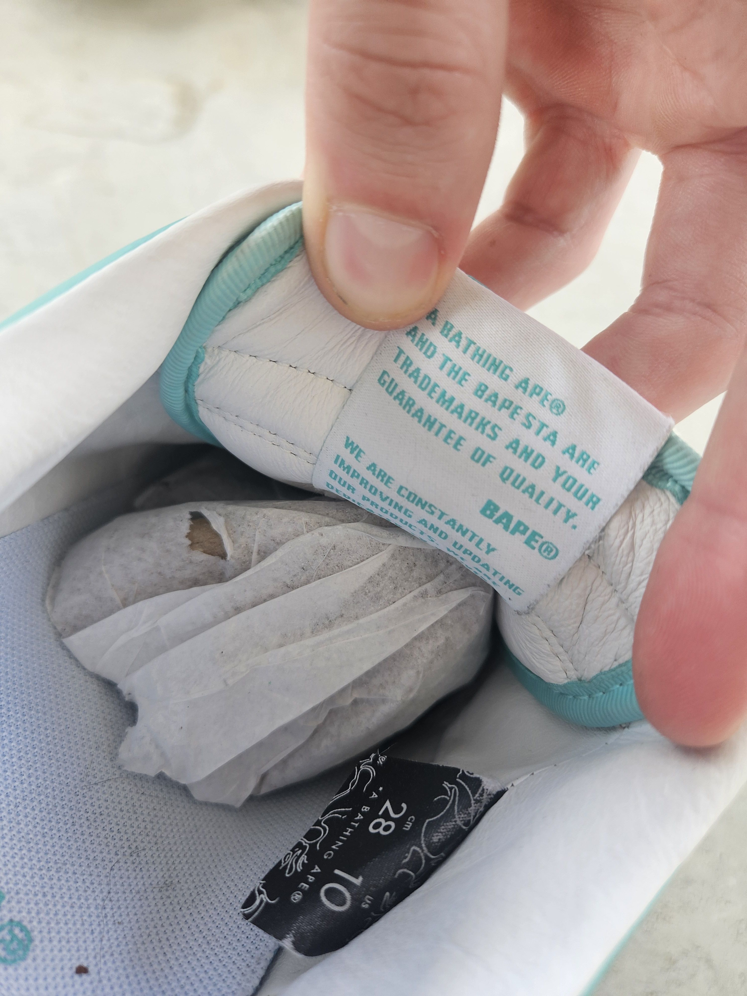 Bape Bapesta Teal White M1 Sneakers Size US 10 / EU 43 - 12 Thumbnail